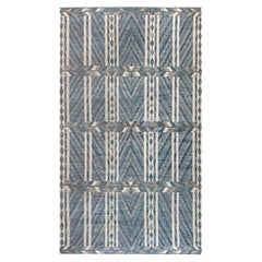 Tappeto moderno oversize in lana in stile svedese di Doris Leslie Blau