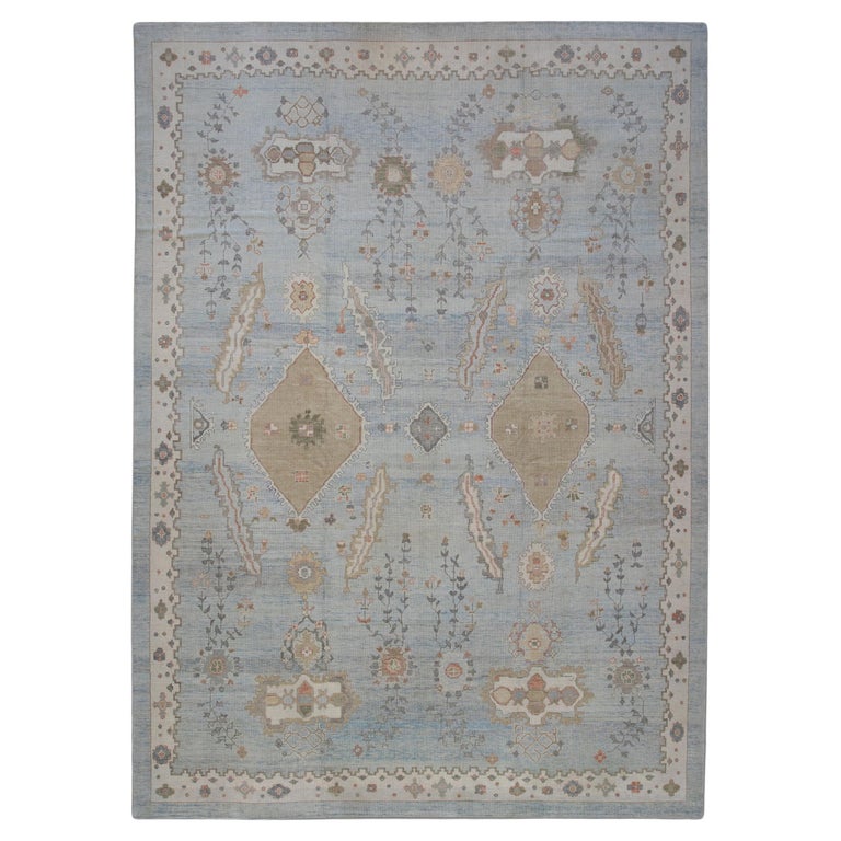 Modern Oversized Turkish Oushak Rug For Sale at 1stDibs