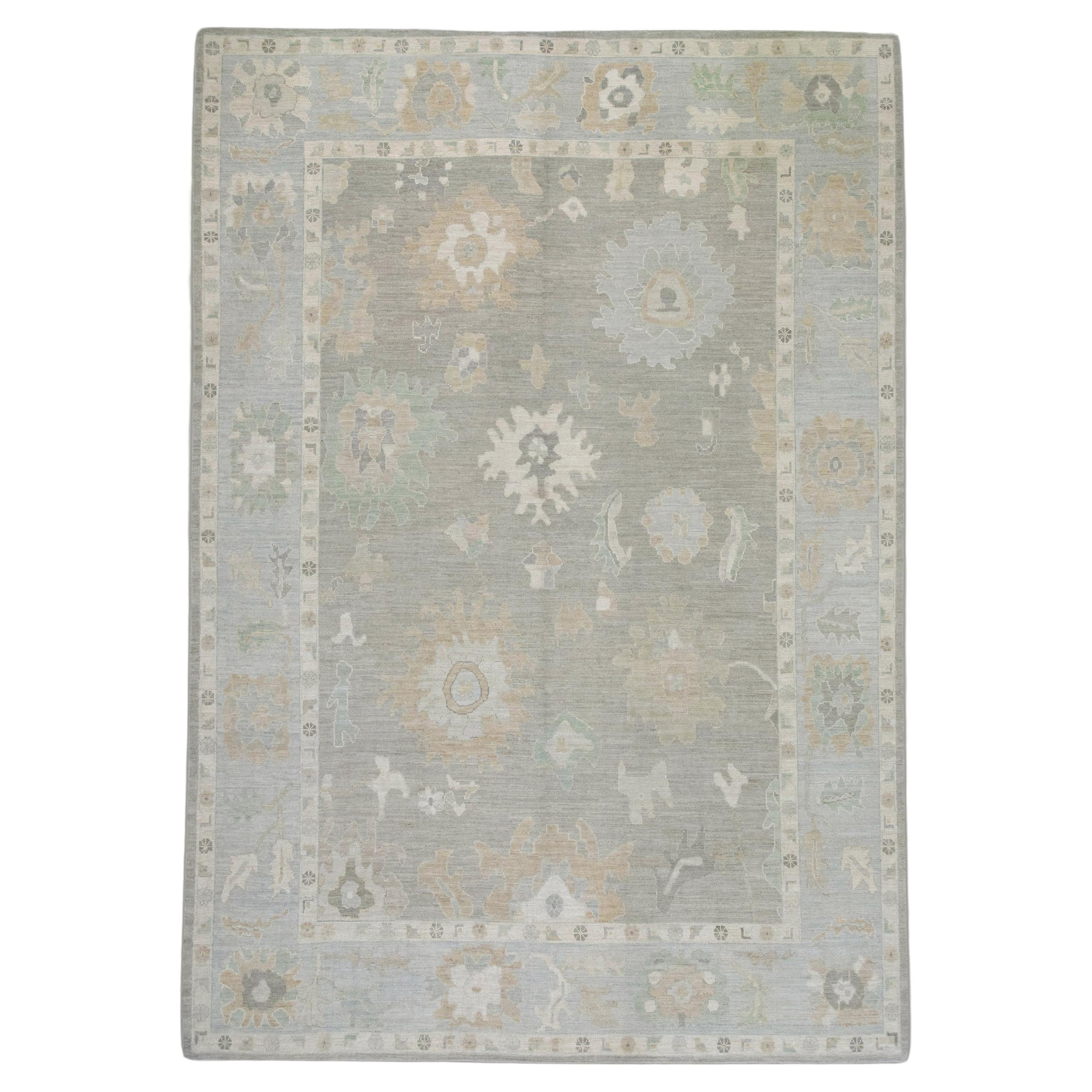 Modern Oversized Turkish Oushak Rug For Sale at 1stDibs