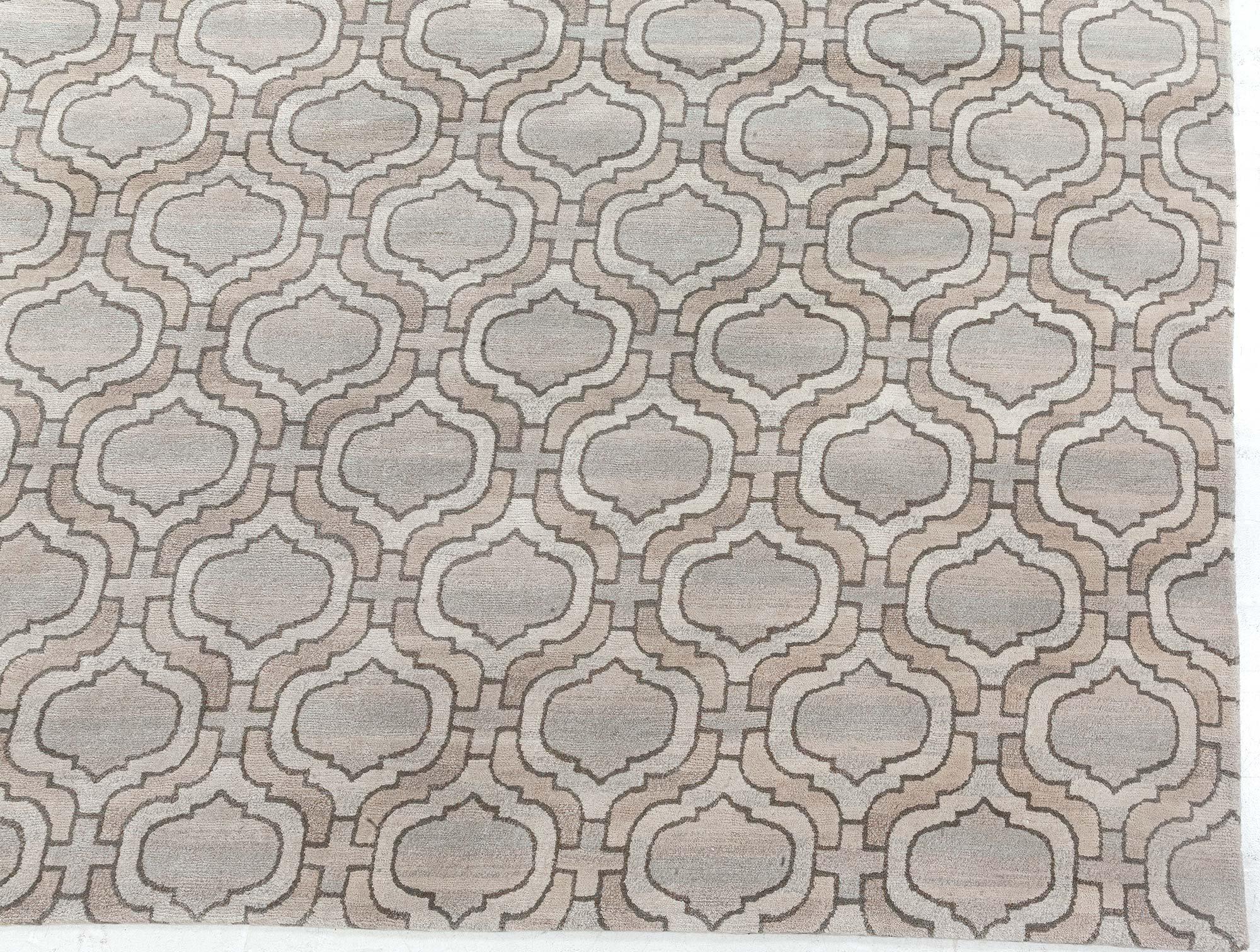 Moderno Tappeto moderno oversize Venetto in lana fatto a mano di Doris Leslie Blau in vendita
