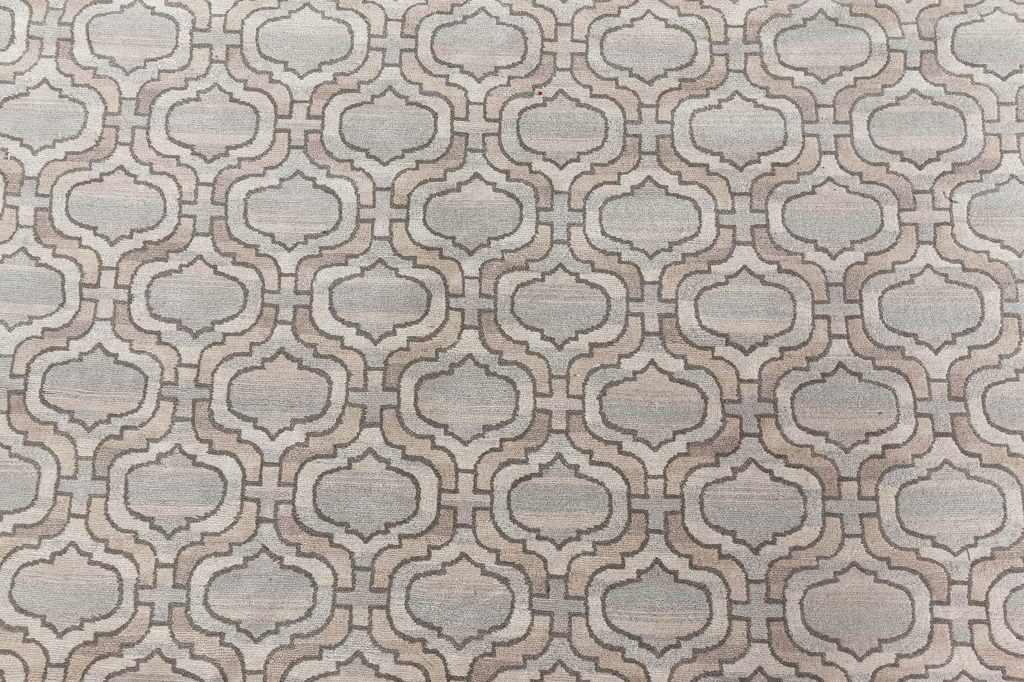 Annodato a mano Tappeto moderno oversize Venetto in lana fatto a mano di Doris Leslie Blau in vendita