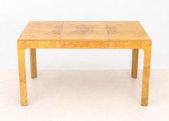 Modern Oyster Walnut Extending Dining Table