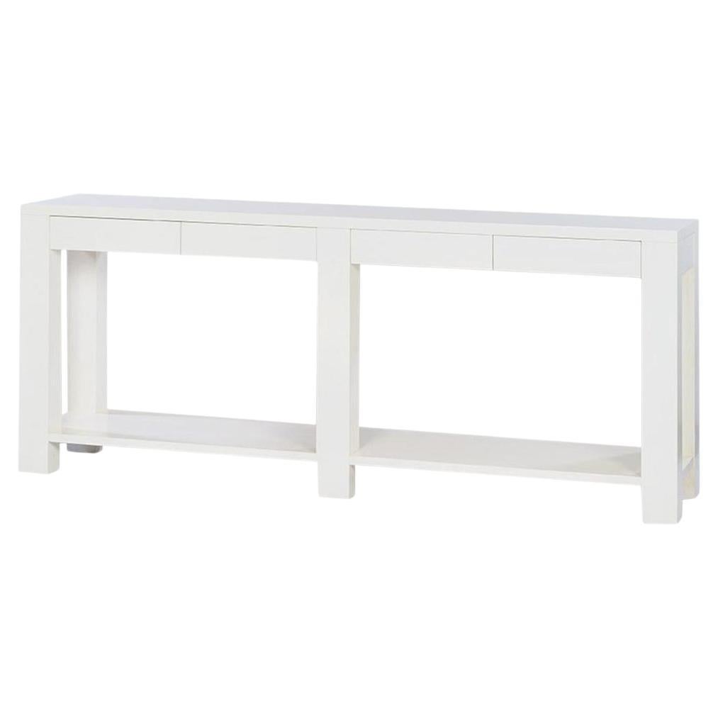Modern Painted Sideboard, Drift White For Sale
