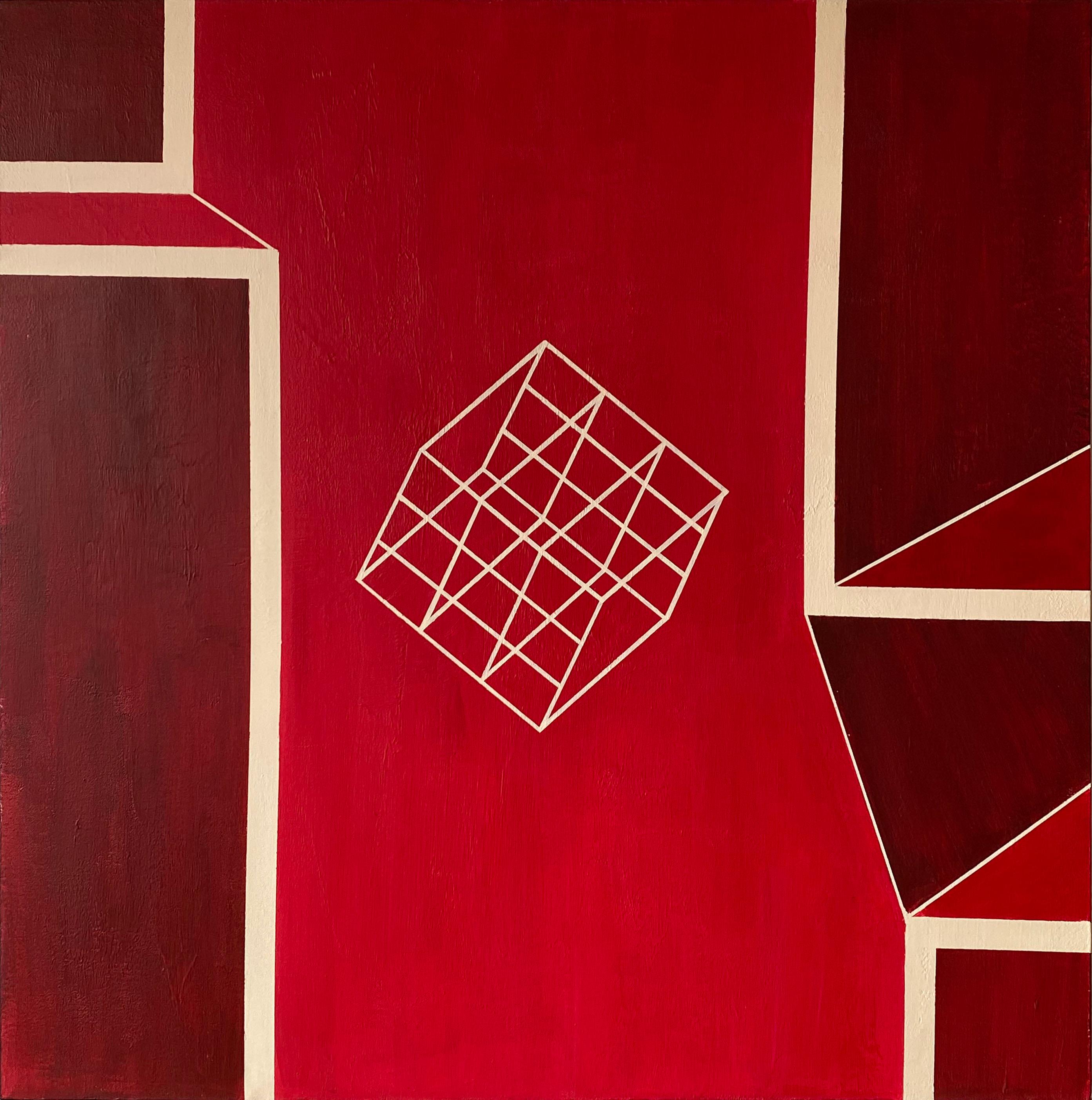 Das Atrium 24 von Jai Piccone ist das Ergebnis des Wunsches, Kunst auf eine praktischere Weise zu schaffen. Nach einem Hintergrund in digitaler Kunst und Grafikdesign war der Wechsel zur Malerei ein notwendiger Schritt in der Entwicklung von Jais