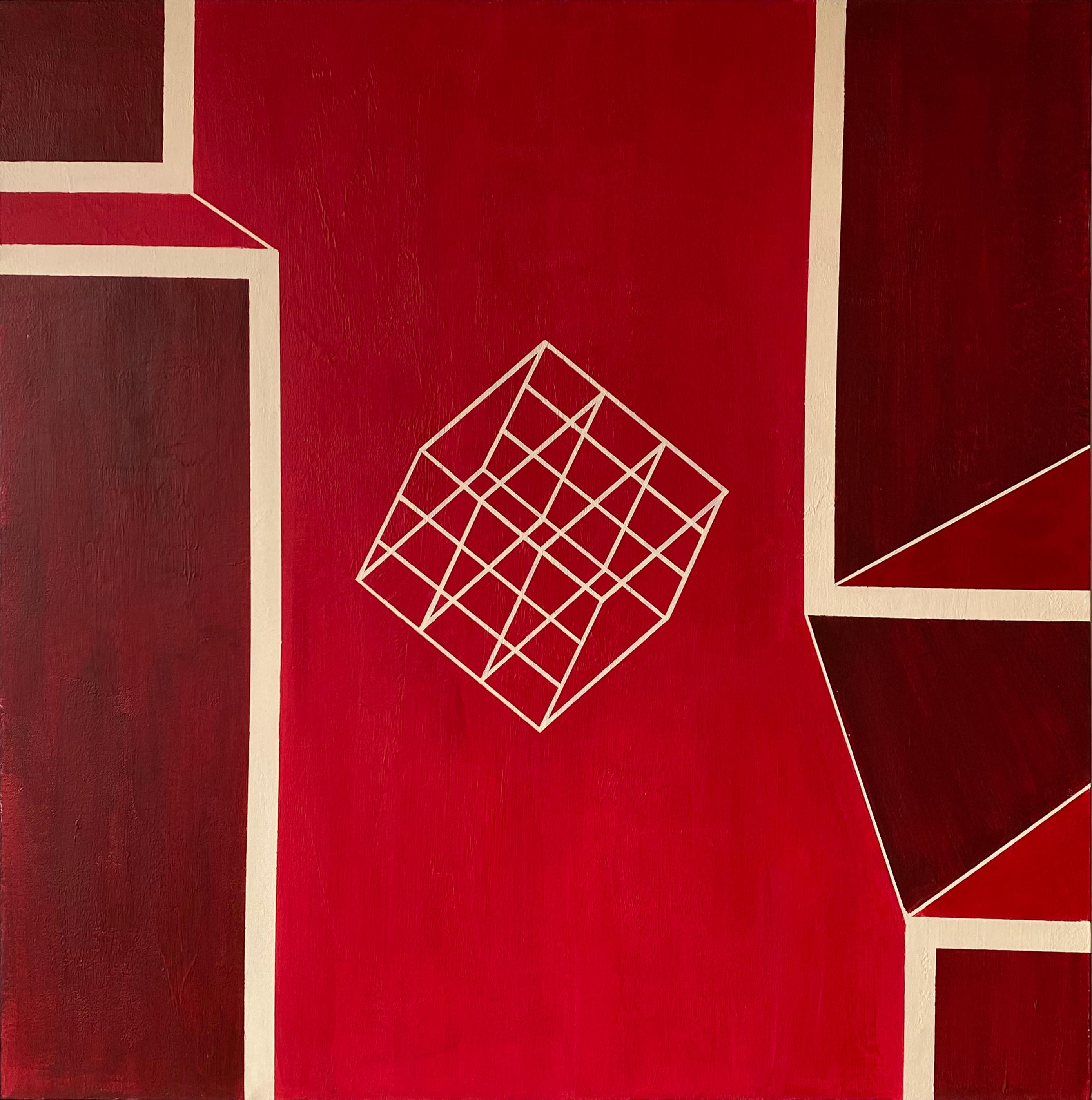 Jai Piccone’s Atrium 24 is the product of a desire to create art in a more hands on approach. From a background of digital art and graphic design the shift to painting felt a necessary step in the evolution of Jai’s work. Acrylic on canvas, atrium