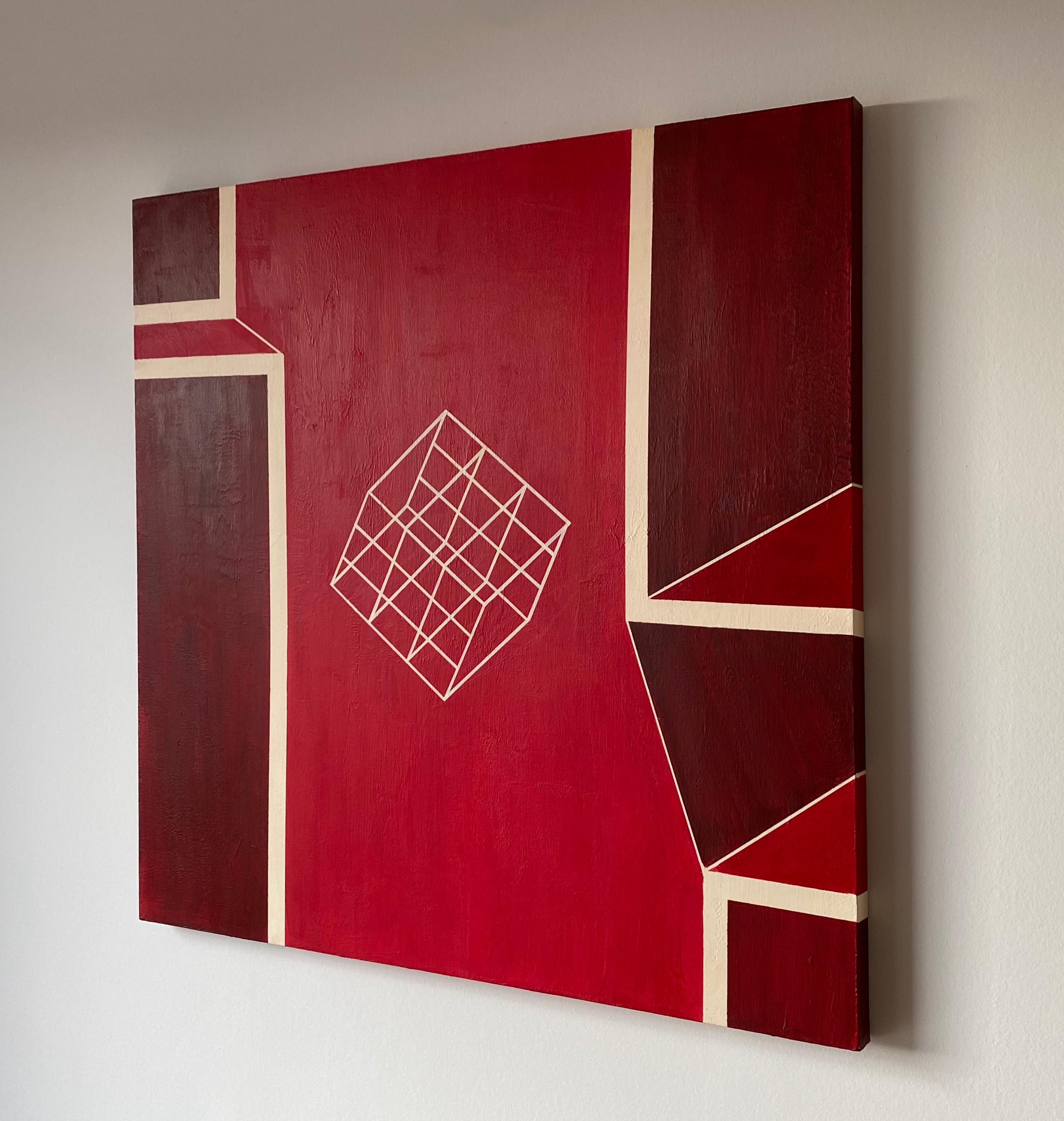 Moderne Malerei von Jai Piccone's Atrium 24 (Leinwand) im Angebot