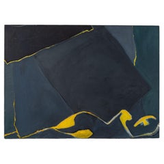 Modernes Gemälde einer Silhouette, 20. Jahrhundert