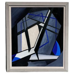 Modern Painting Swedish artist S.W.  Svensson, 1956