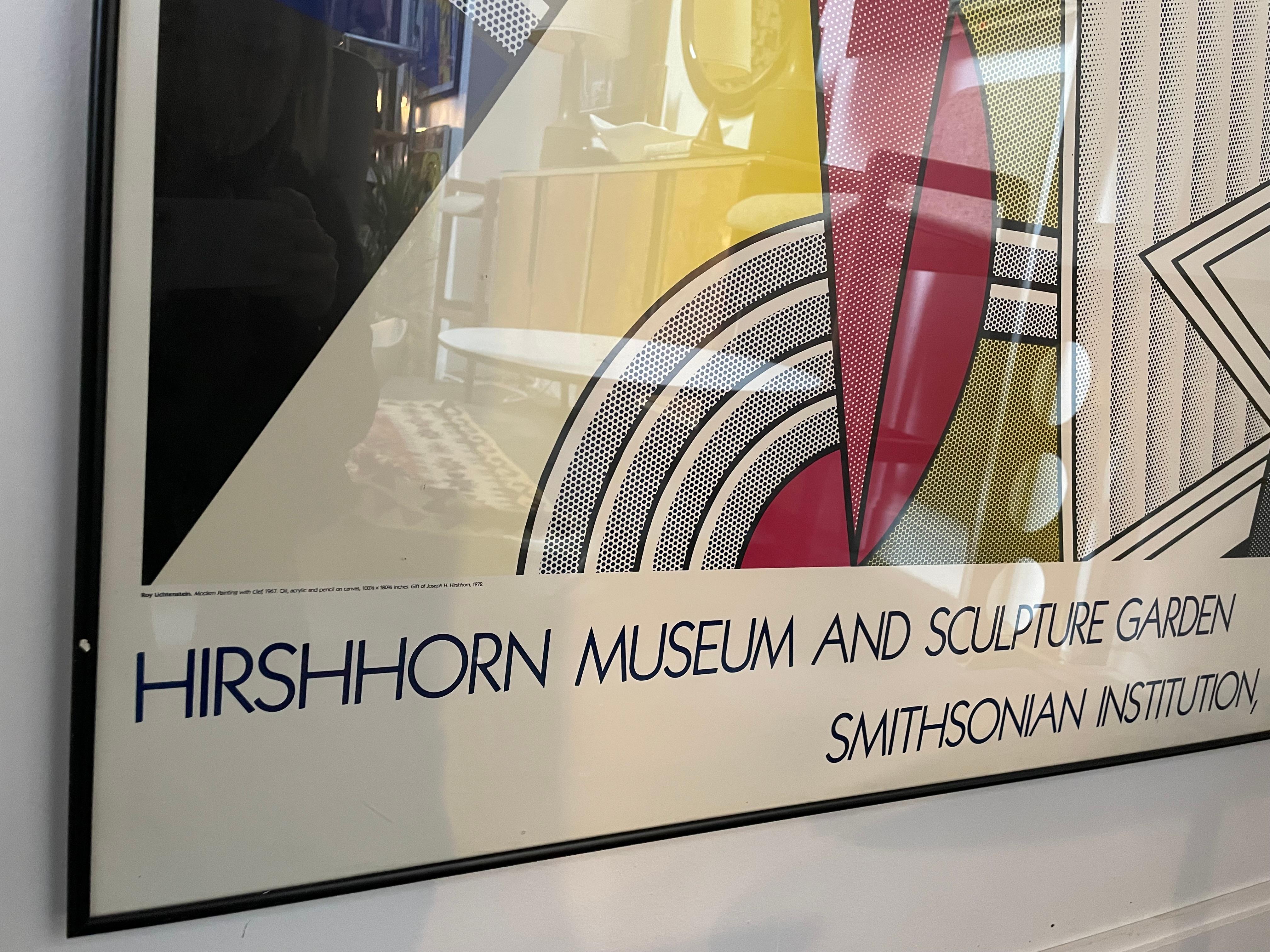 Mid-Century moderno Pittura moderna con Clef per il Museo e Giardino delle Sculture Hirshhorn