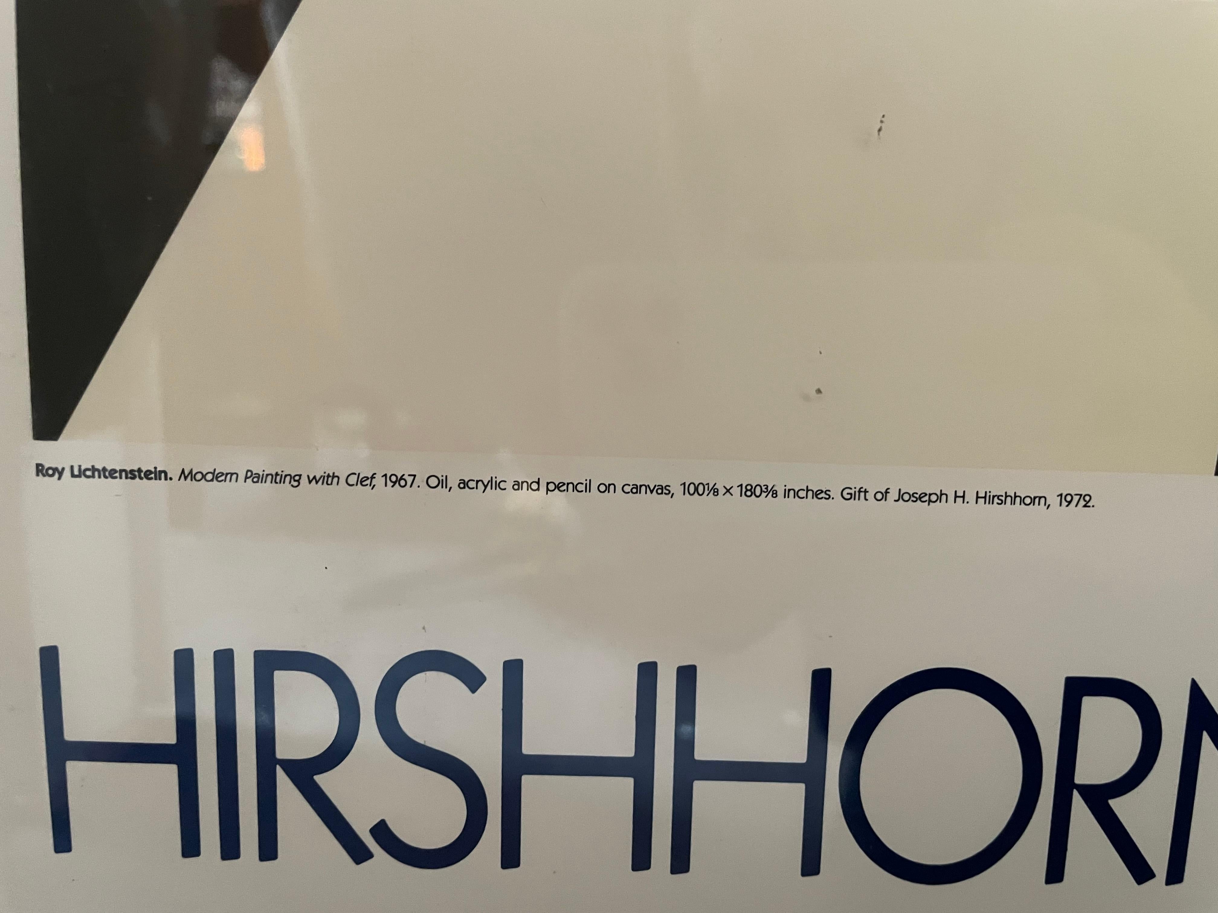 Pittura moderna con Clef per il Museo e Giardino delle Sculture Hirshhorn In condizioni buone a Philadelphia, PA