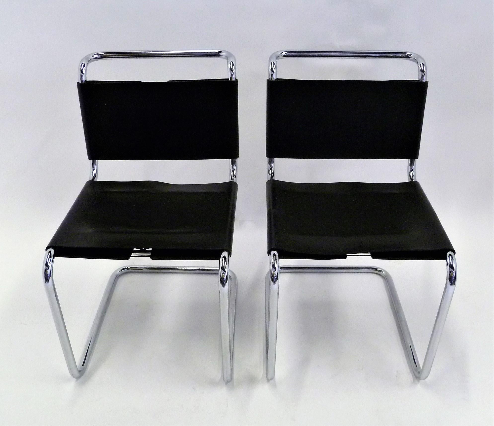 knoll chrome chairs