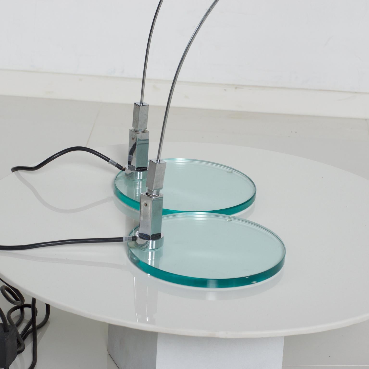 Paire de lampes de bureau Fontana Arte des années 1990, modèle Falena par Alvaro Siza, Italie 1