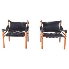 Modern Pair of Rosewood “Sirocco” Armchairs by Arne Norell, 1960