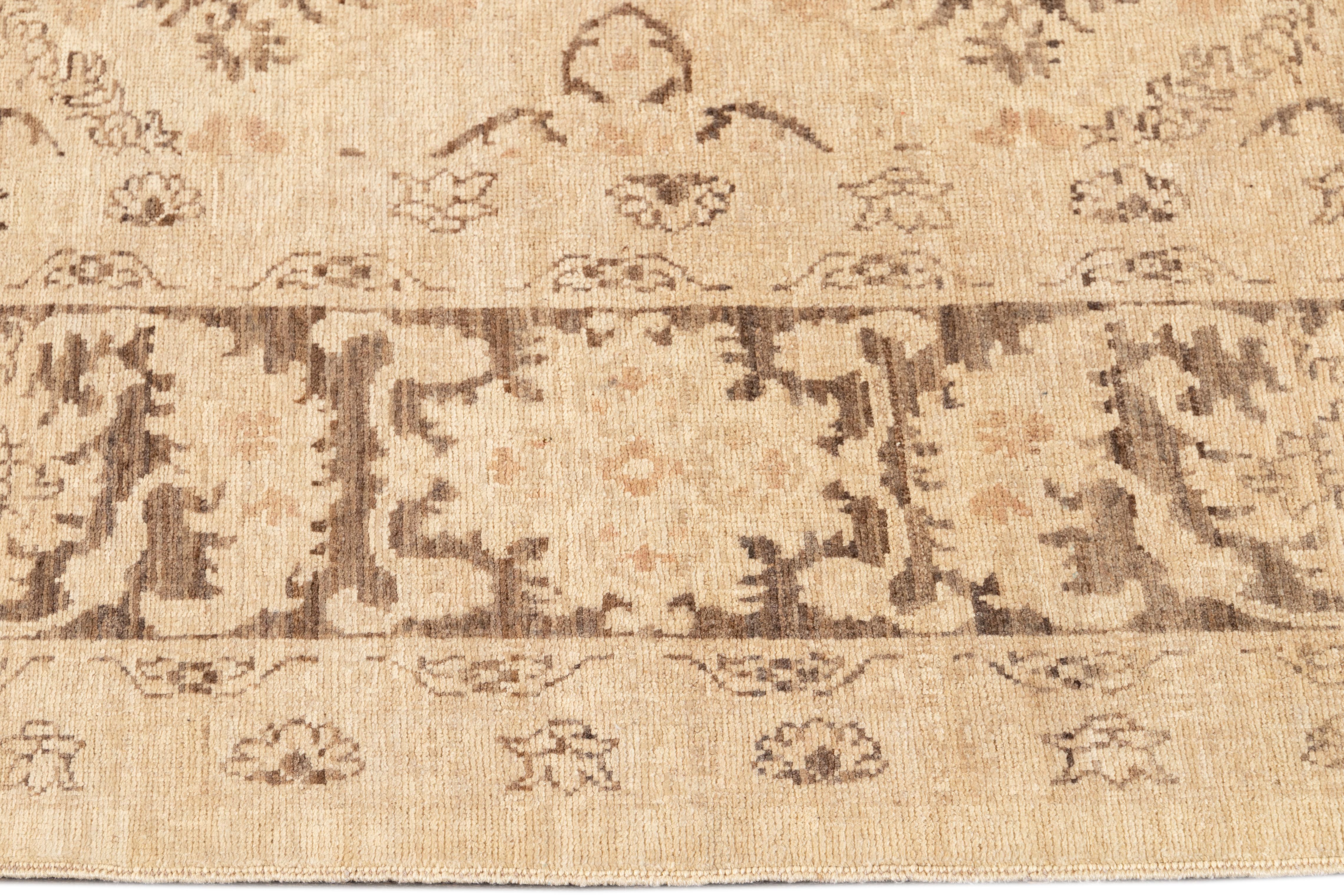 Contemporary Modern Paki Peshawar Rug For Sale