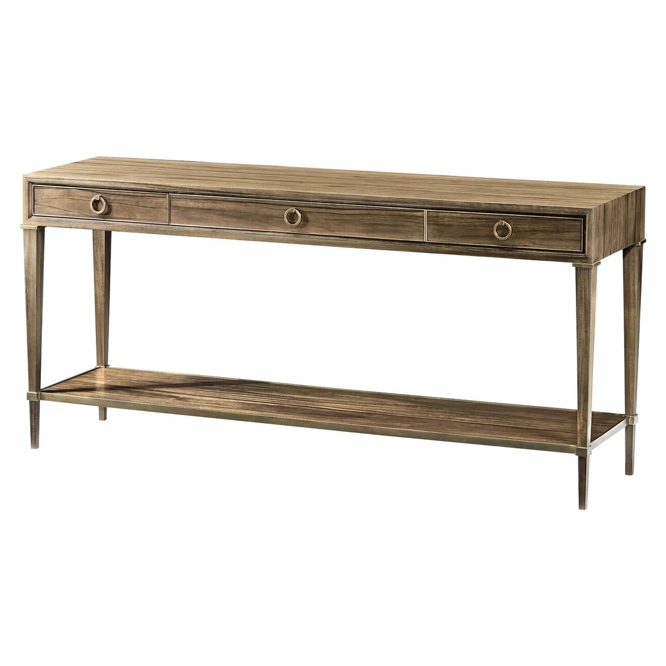 Modern Paldoa Console Table For Sale