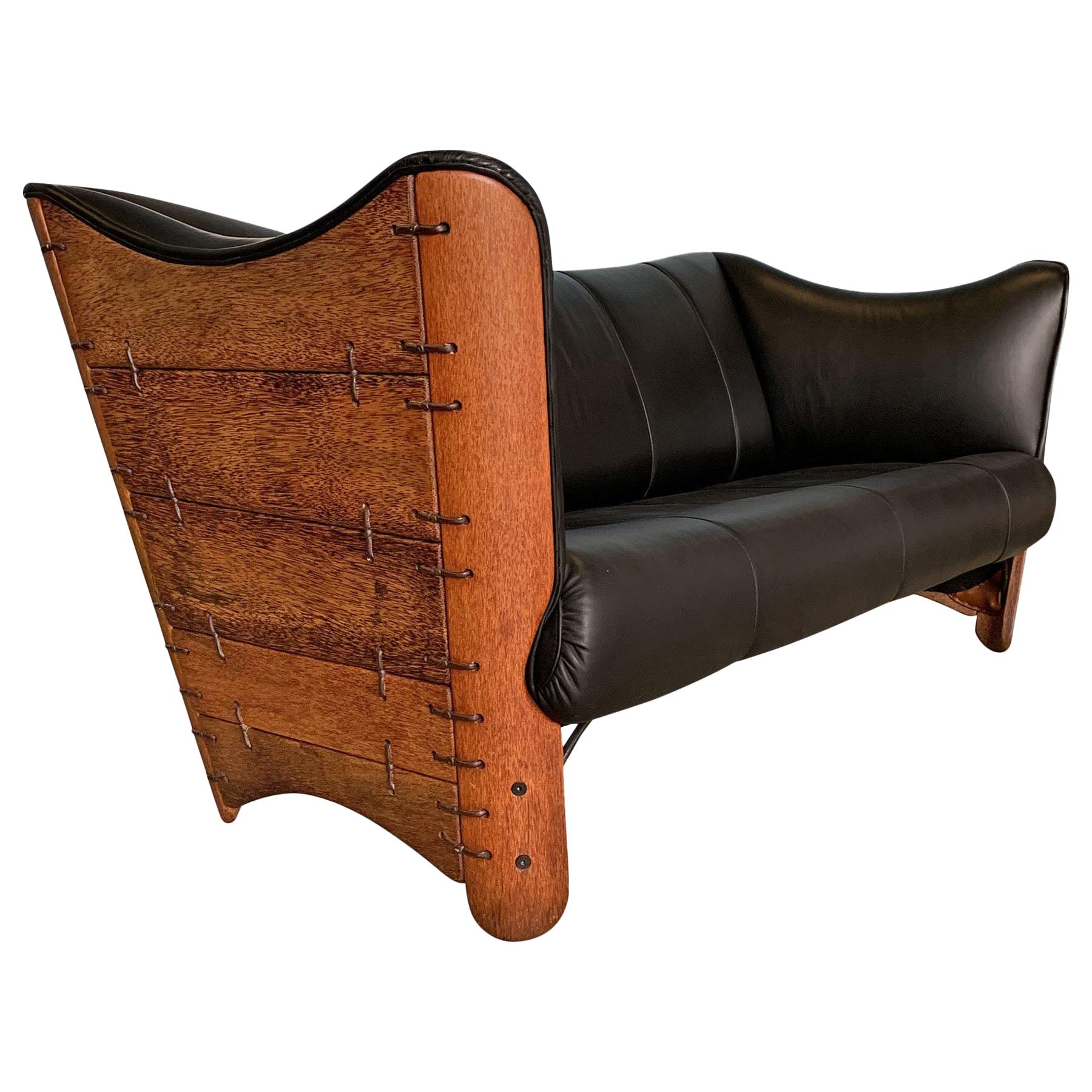 Modern Palm Wood Sofa