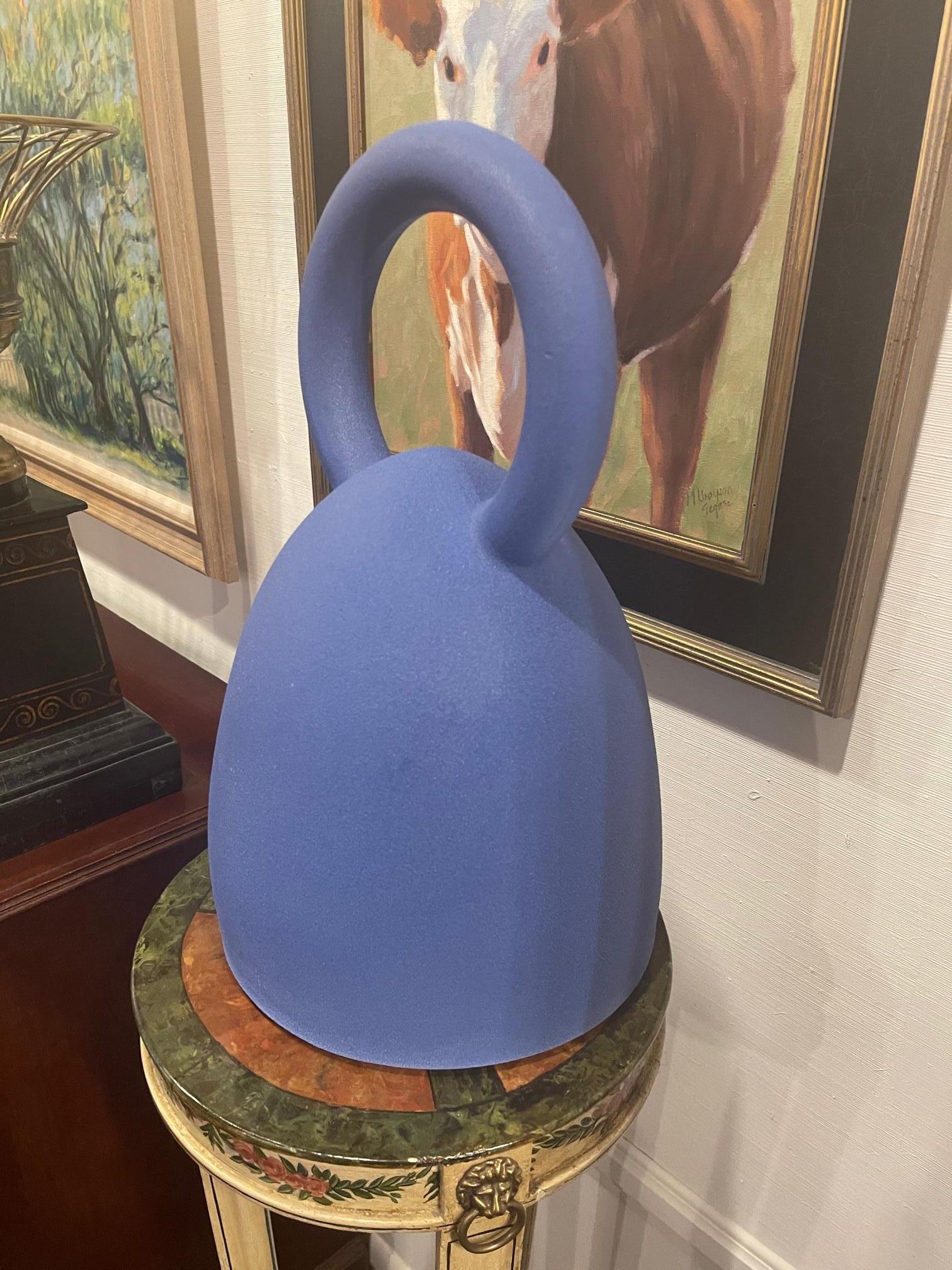 American Modern Pantone Color Fine Ceramic Object of Art with Handle by Yves Paquette