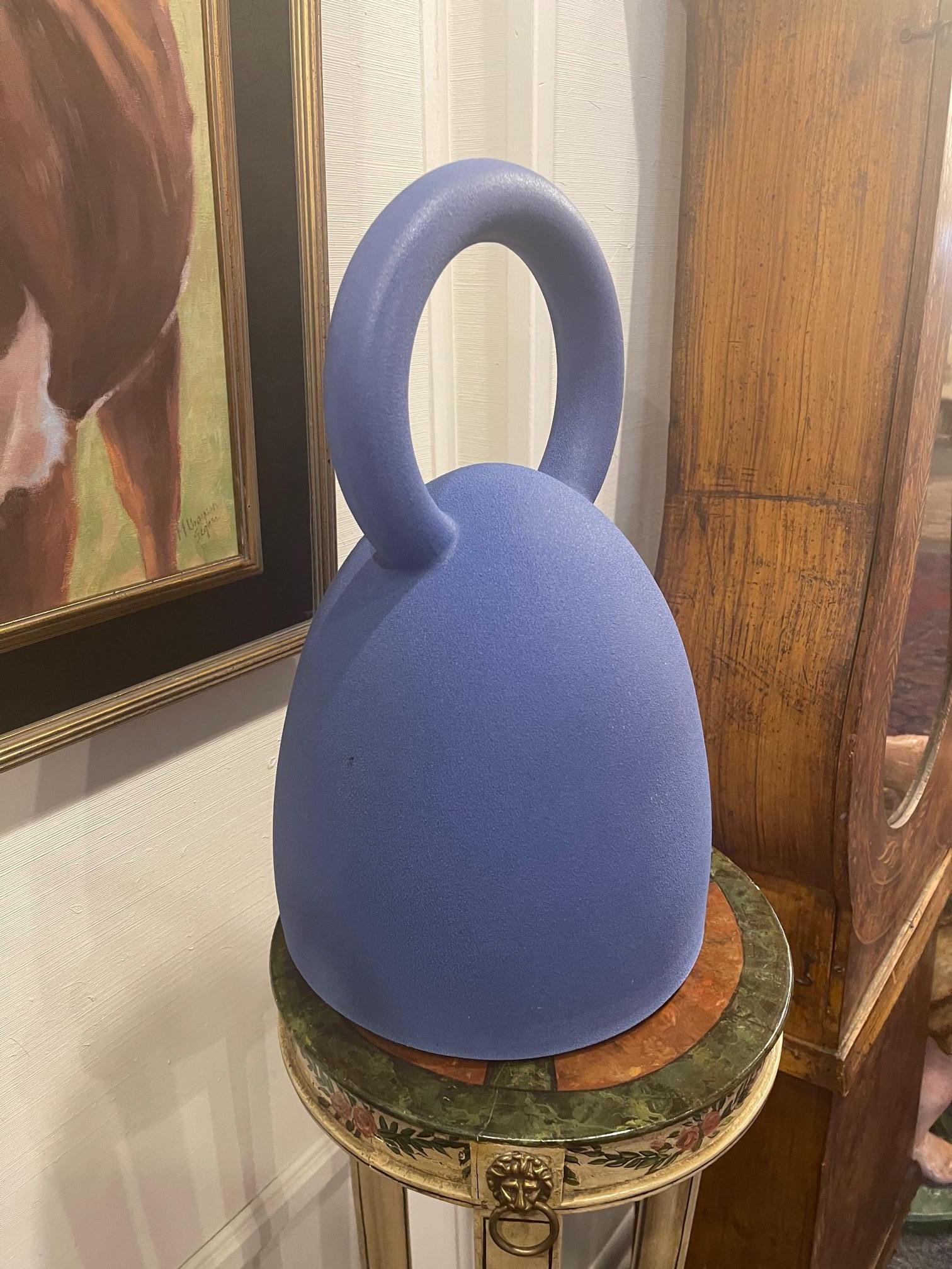 Modern Pantone Color Fine Ceramic Object of Art with Handle by Yves Paquette In New Condition In Savannah, GA