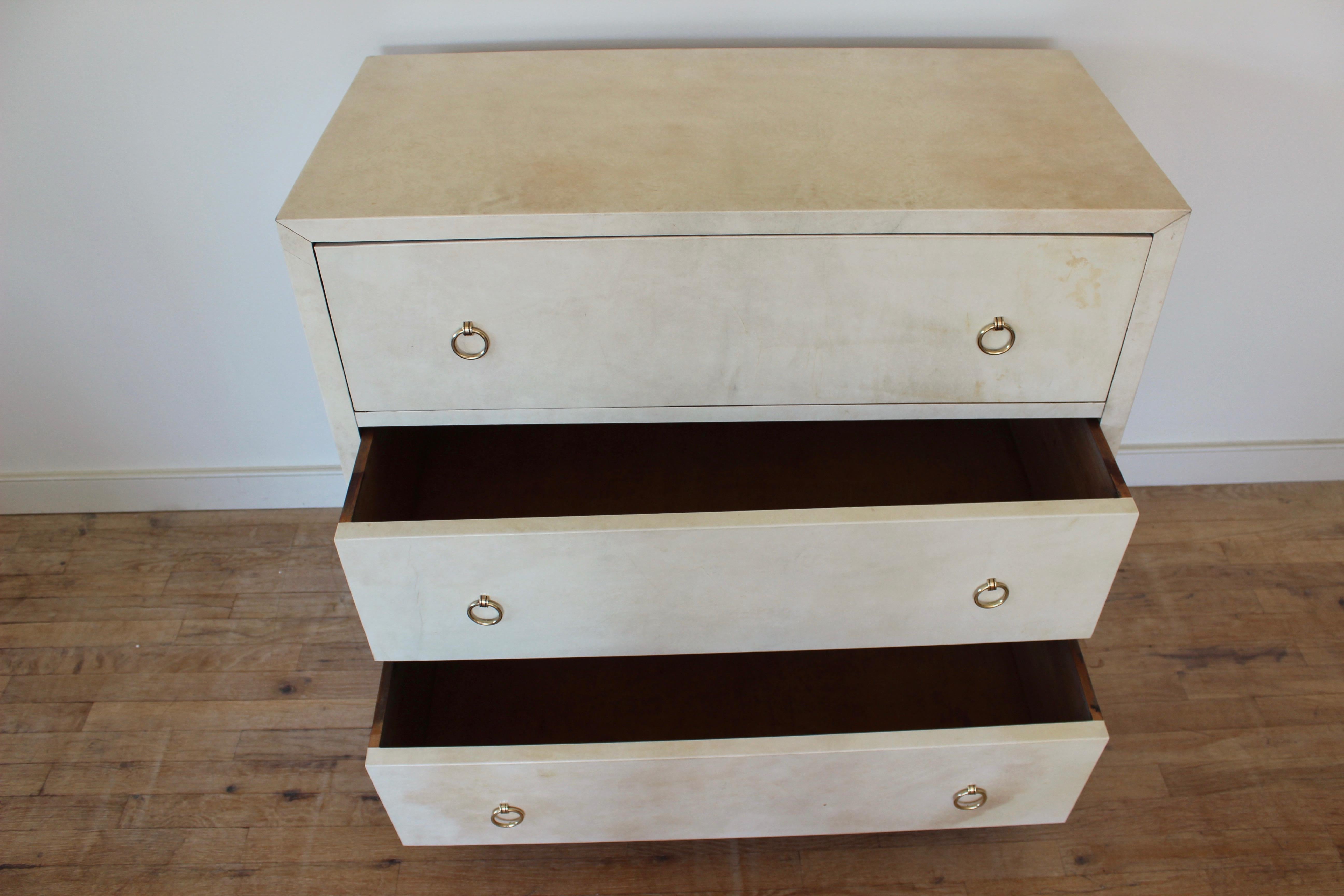 Modern Parchment Dresser 1