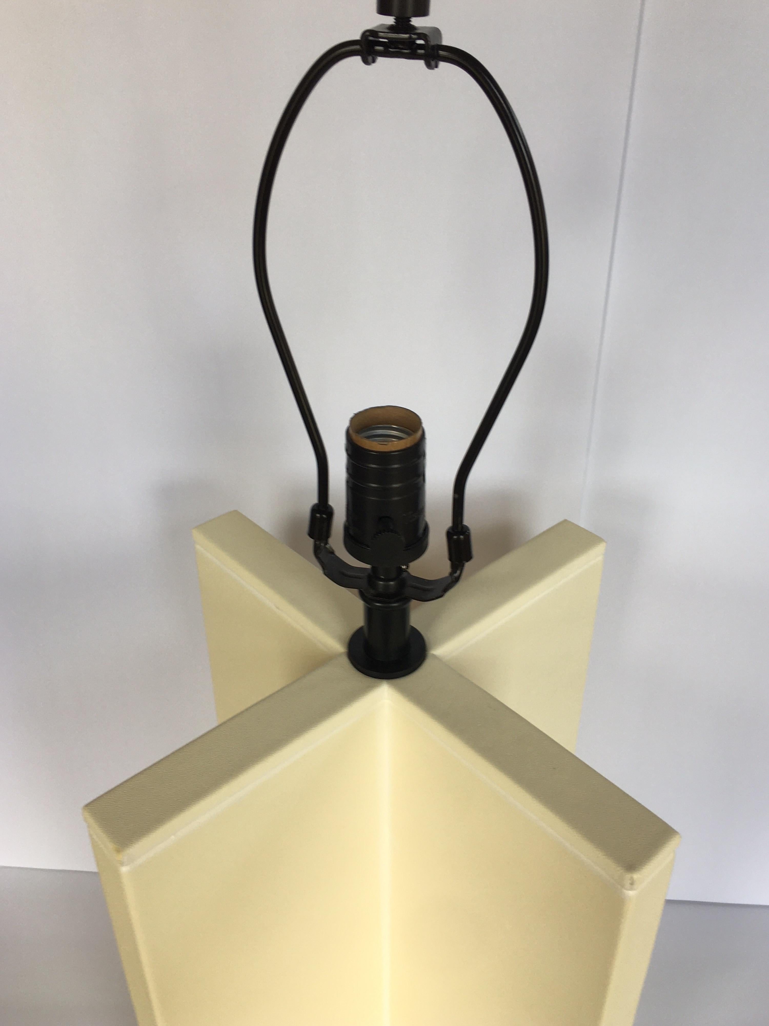 Metal Modern Parchment Goatskin Table Lamp