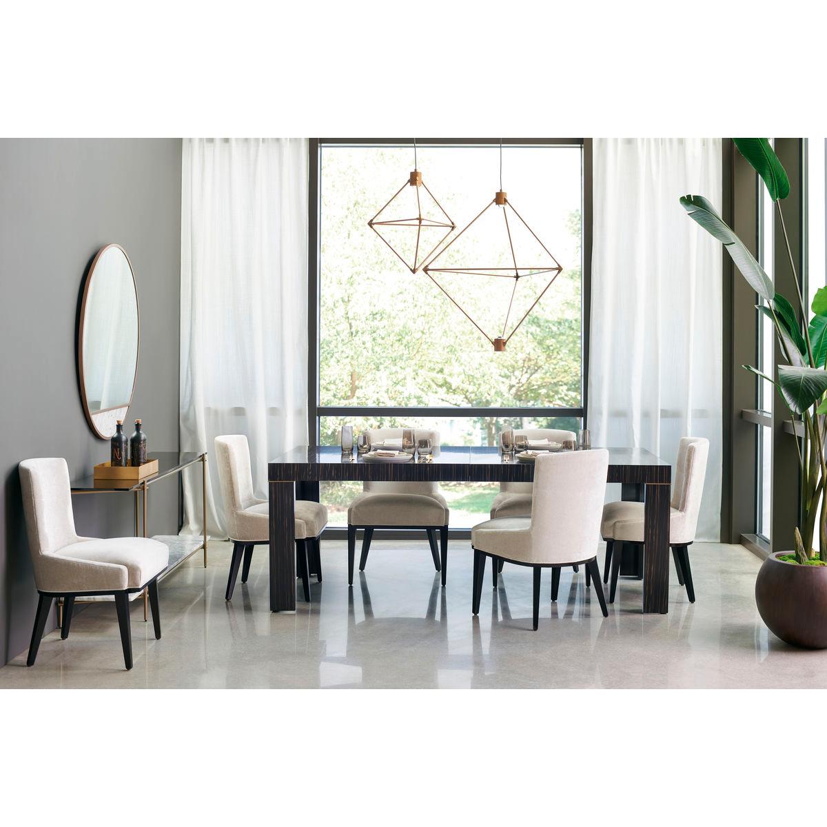 Modern Parson Style Extension Dining Table For Sale 1