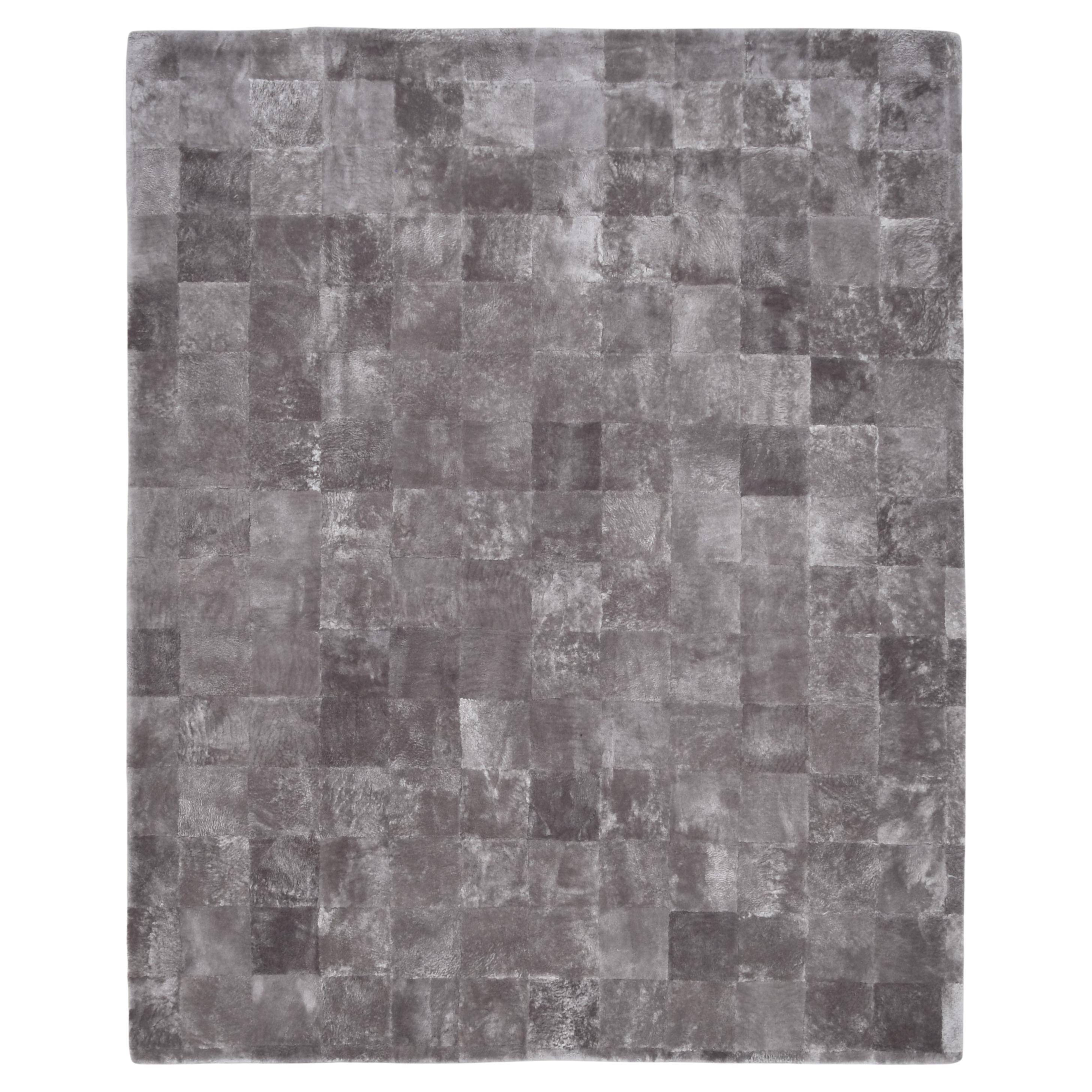 Moderner Patagonia Shearling Taupe-Teppich 8'x10'2''