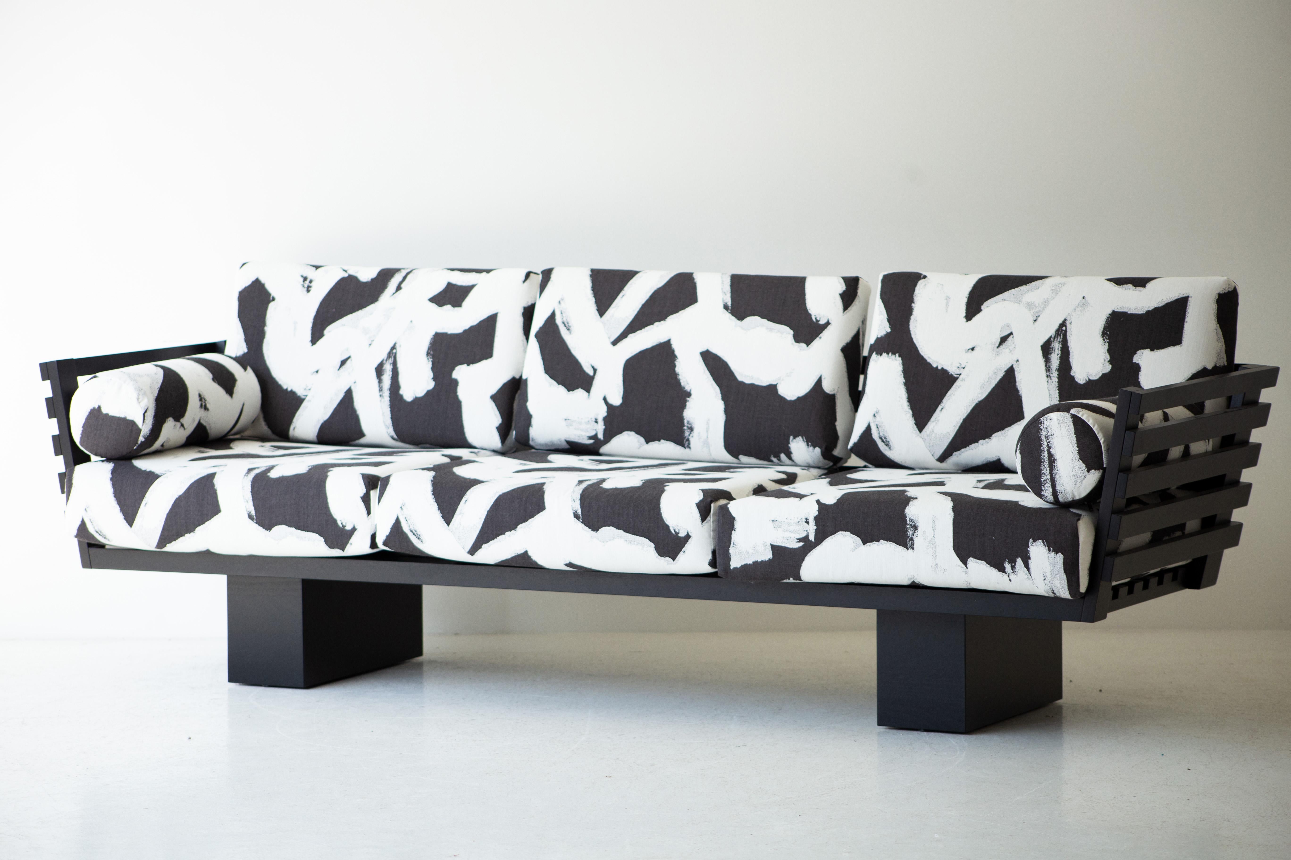 Modern Patio Furniture, Suelo Slatted Sofa For Sale 4