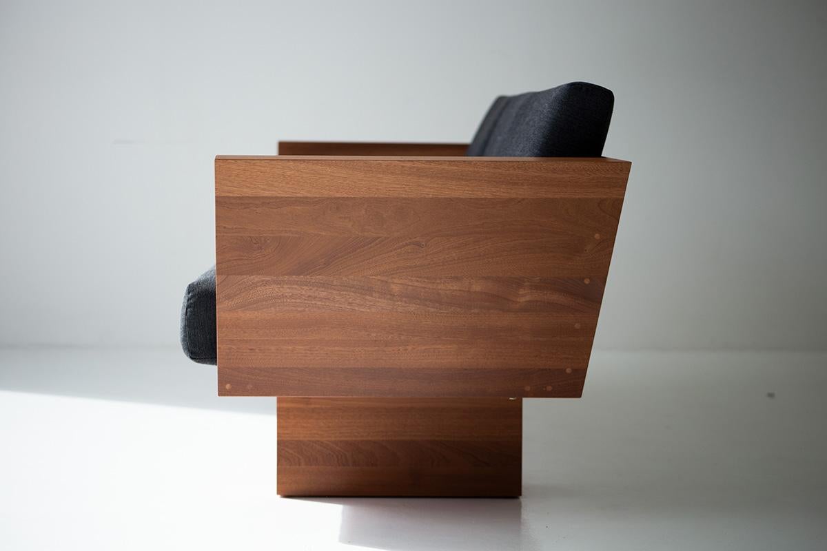 American Modern Patio Furniture, Suelo Sofa in Natural For Sale