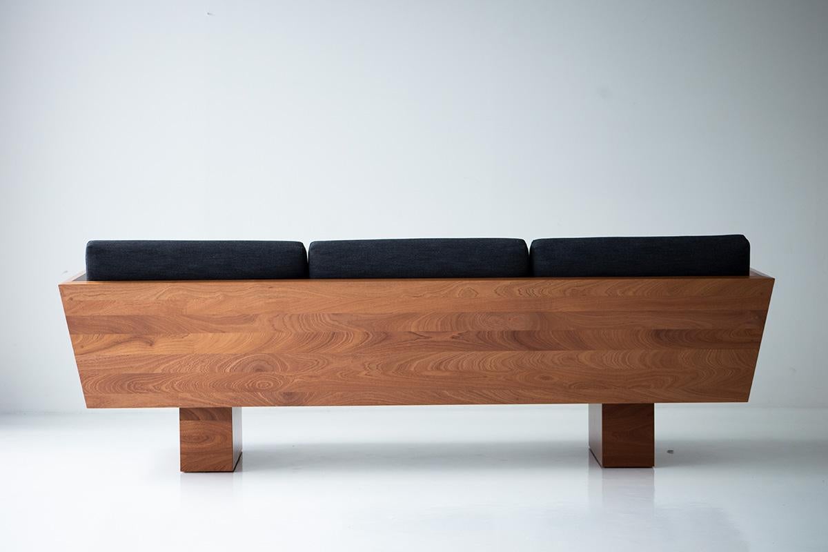 Contemporary Modern Patio Furniture, Suelo Sofa in Natural For Sale