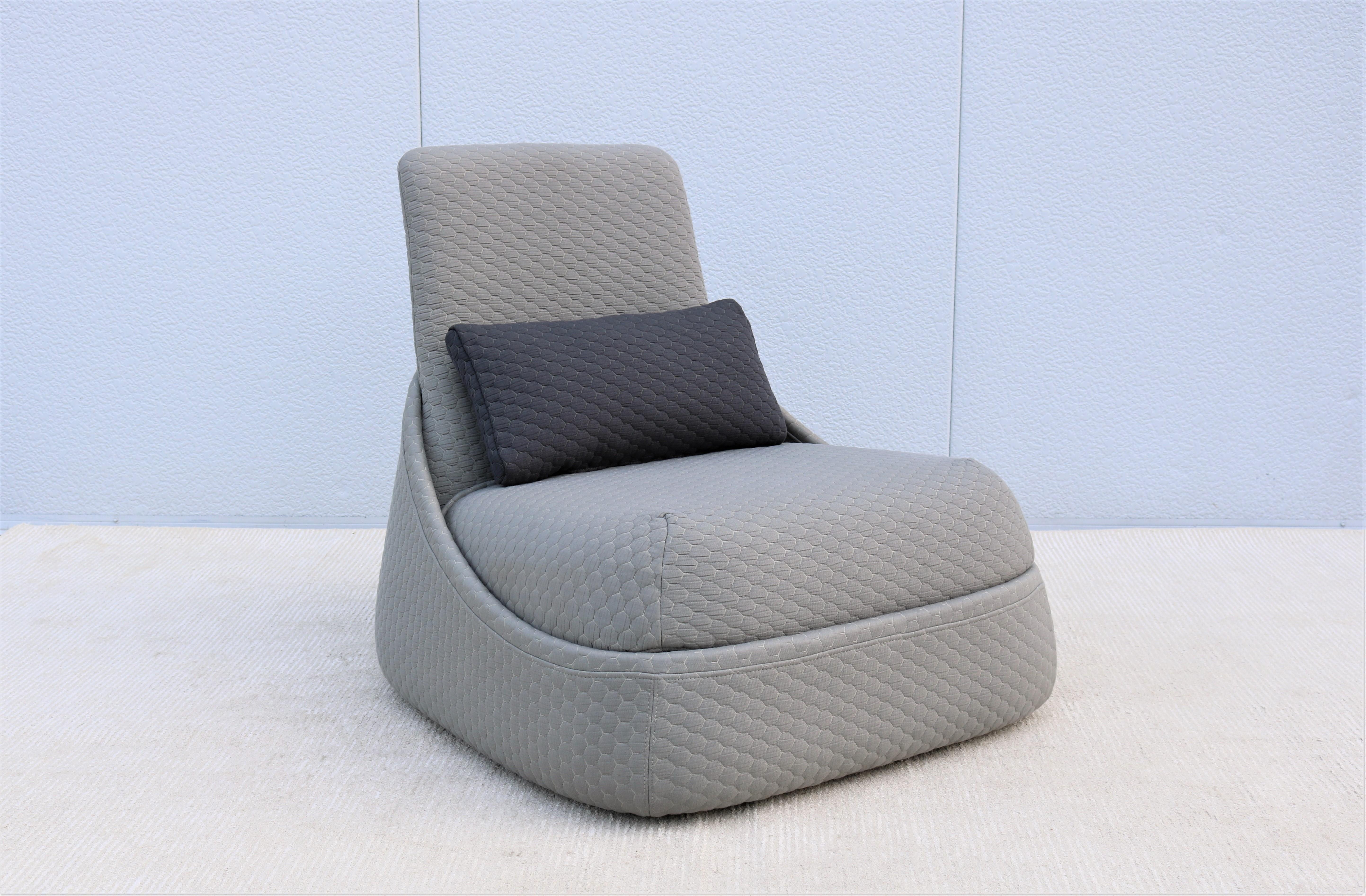 American Modern Patricia Urquiola for Coalesse Hosu Chaise Lounge Chair with Ottoman For Sale