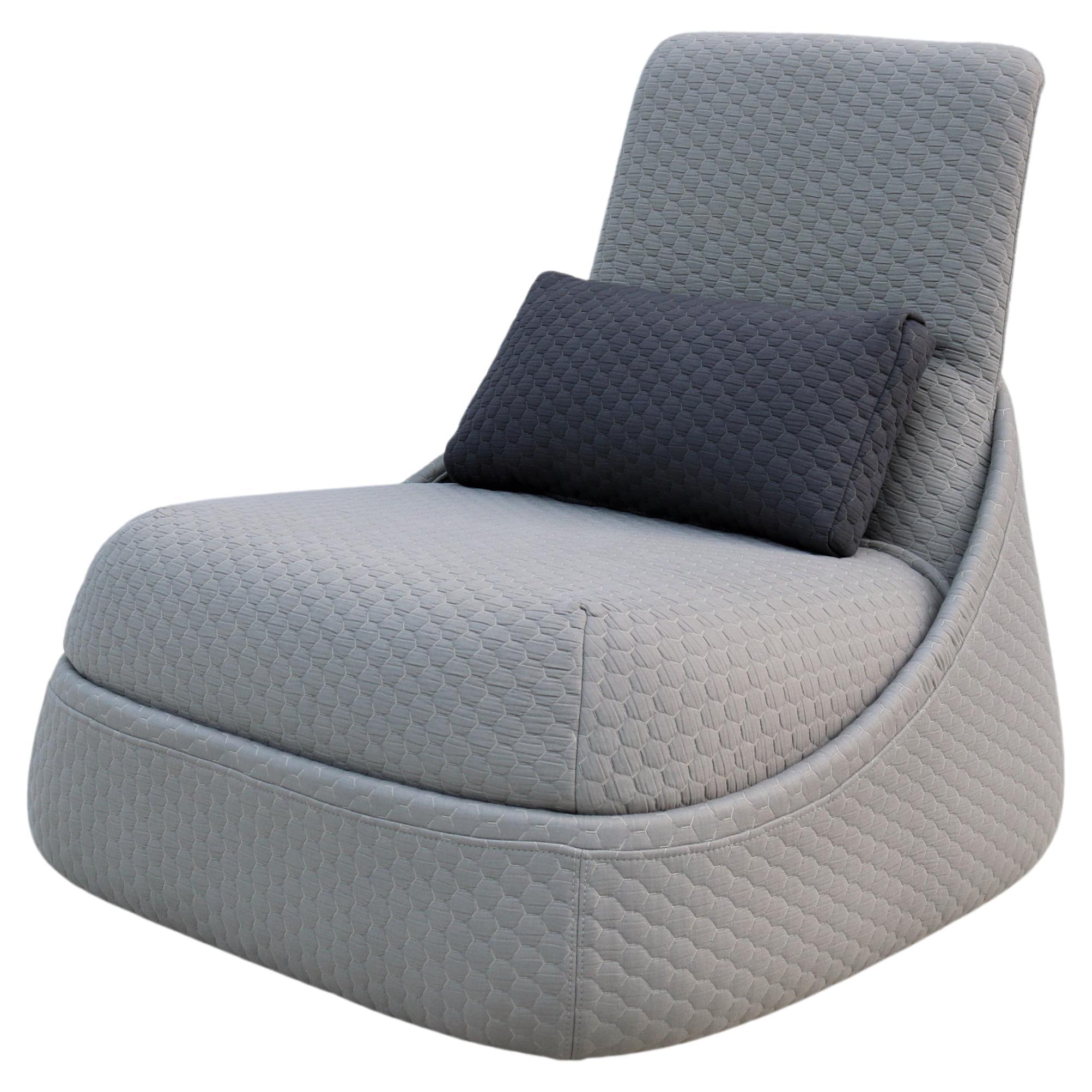 Modern Patricia Urquiola for Coalesse Hosu Chaise Lounge Chair with Ottoman
