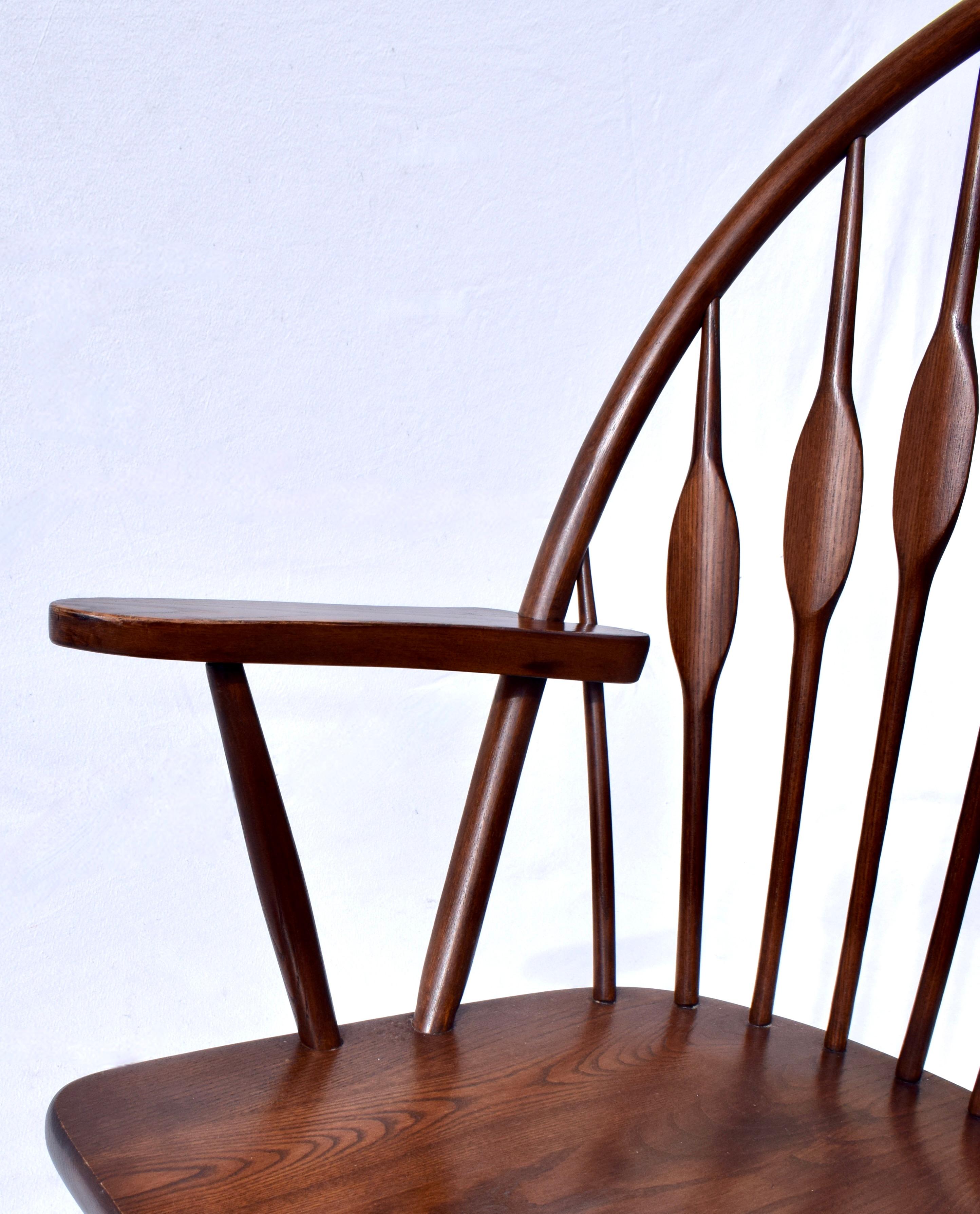 Americano Poltroncine da pranzo moderne in stile pavone realizzate a mano, set da 6 in vendita