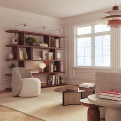 Modern PEARL Swivel Armchair with Rounded Silhouette and Elegant Design