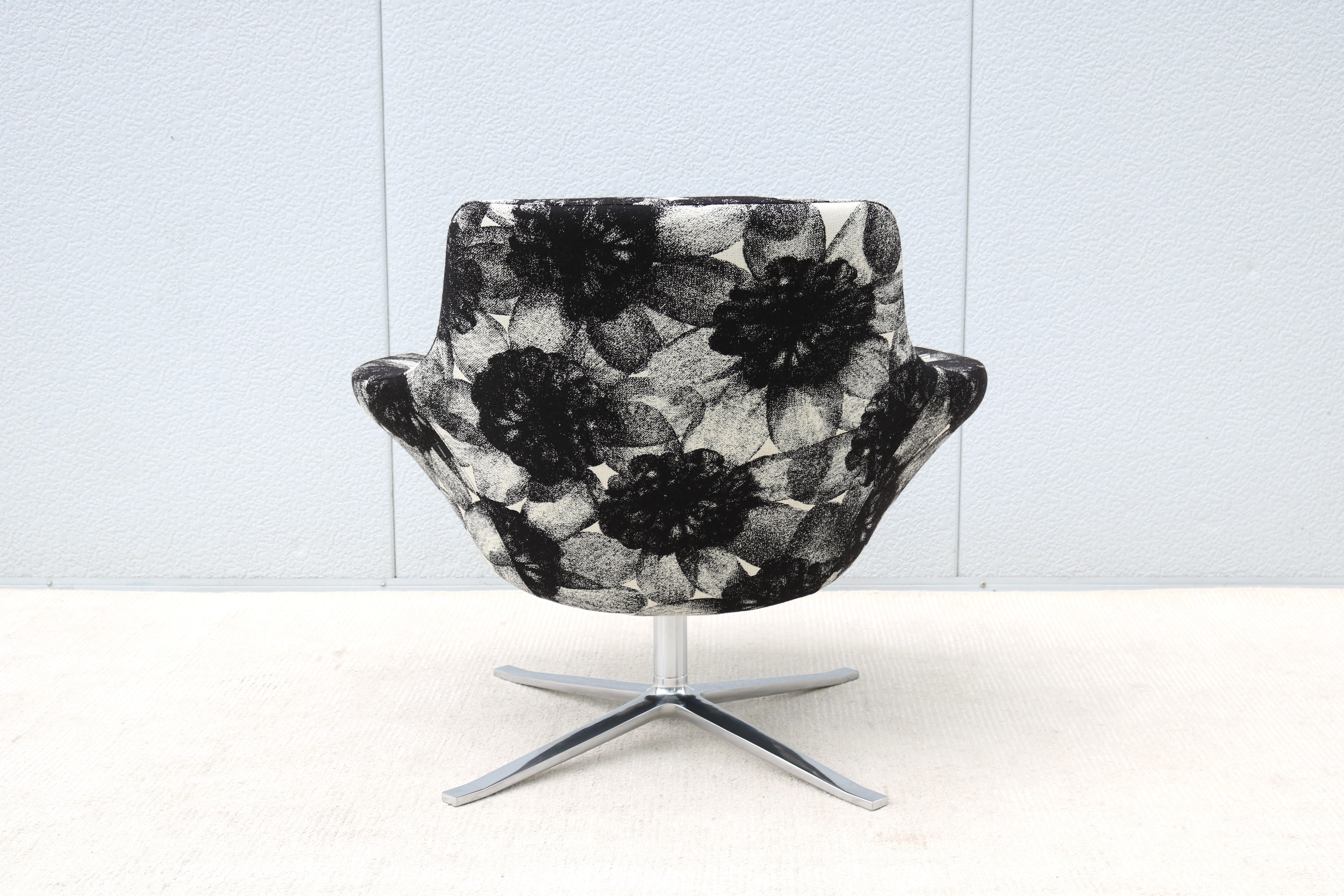Modern Pearson Lloyd für Coalesse Black Bob Swivel Lounge Chair von Walter Knoll im Angebot 5
