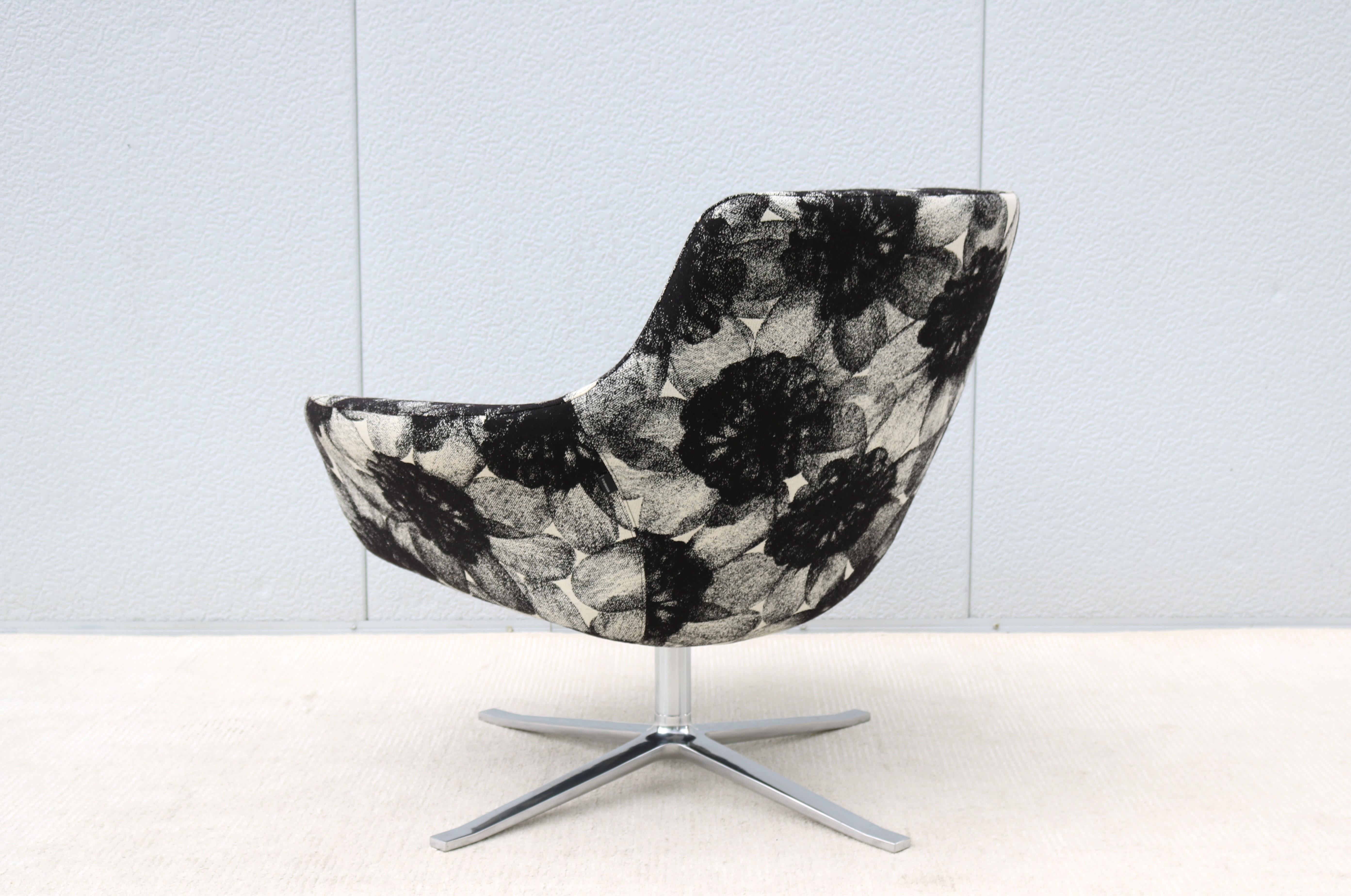 Modern Pearson Lloyd für Coalesse Black Bob Swivel Lounge Chair von Walter Knoll im Angebot 6