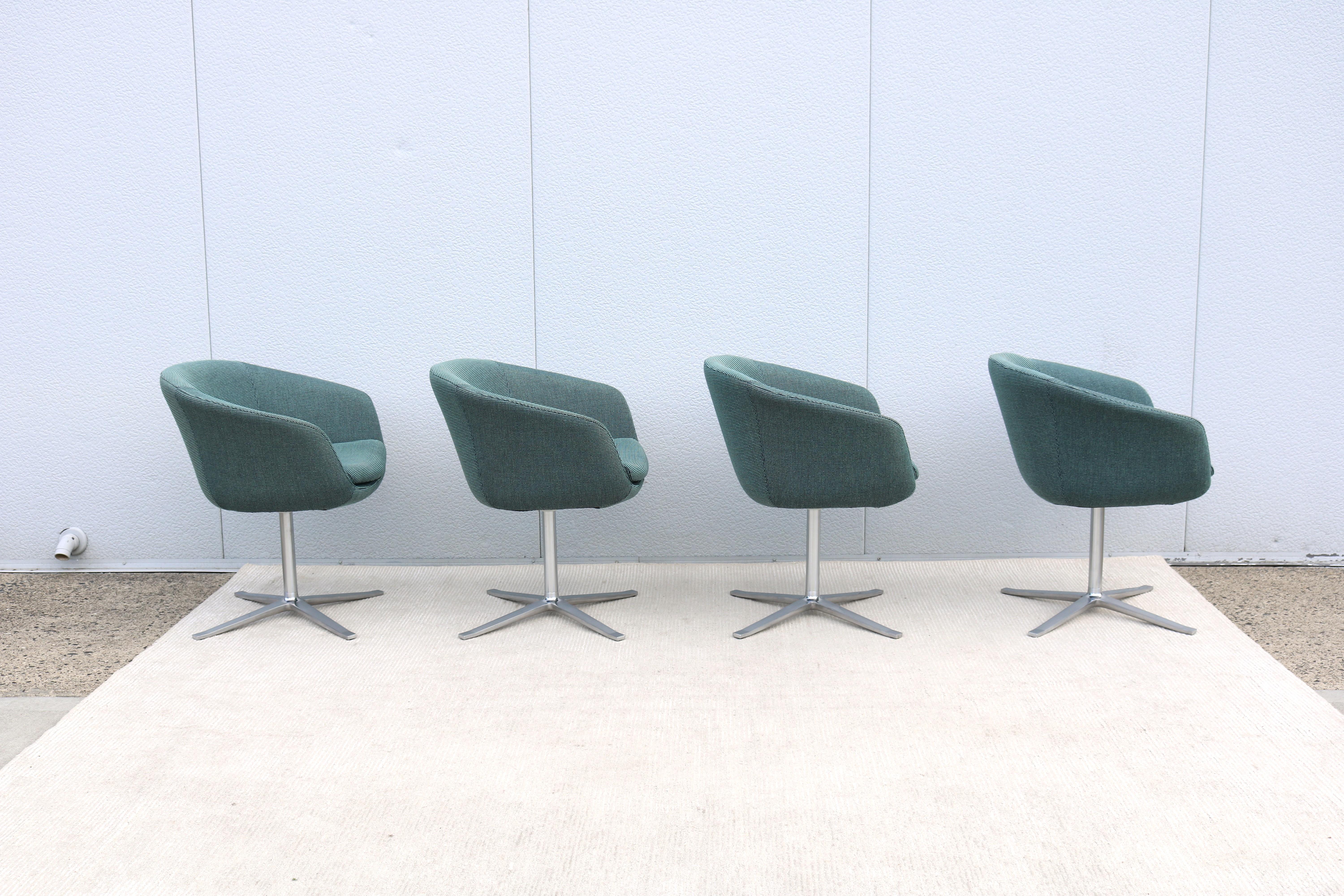 Sedie girevoli moderne Pearson Lloyd per Coalesse Bob di Walter Knoll - Set di 4 in vendita 2