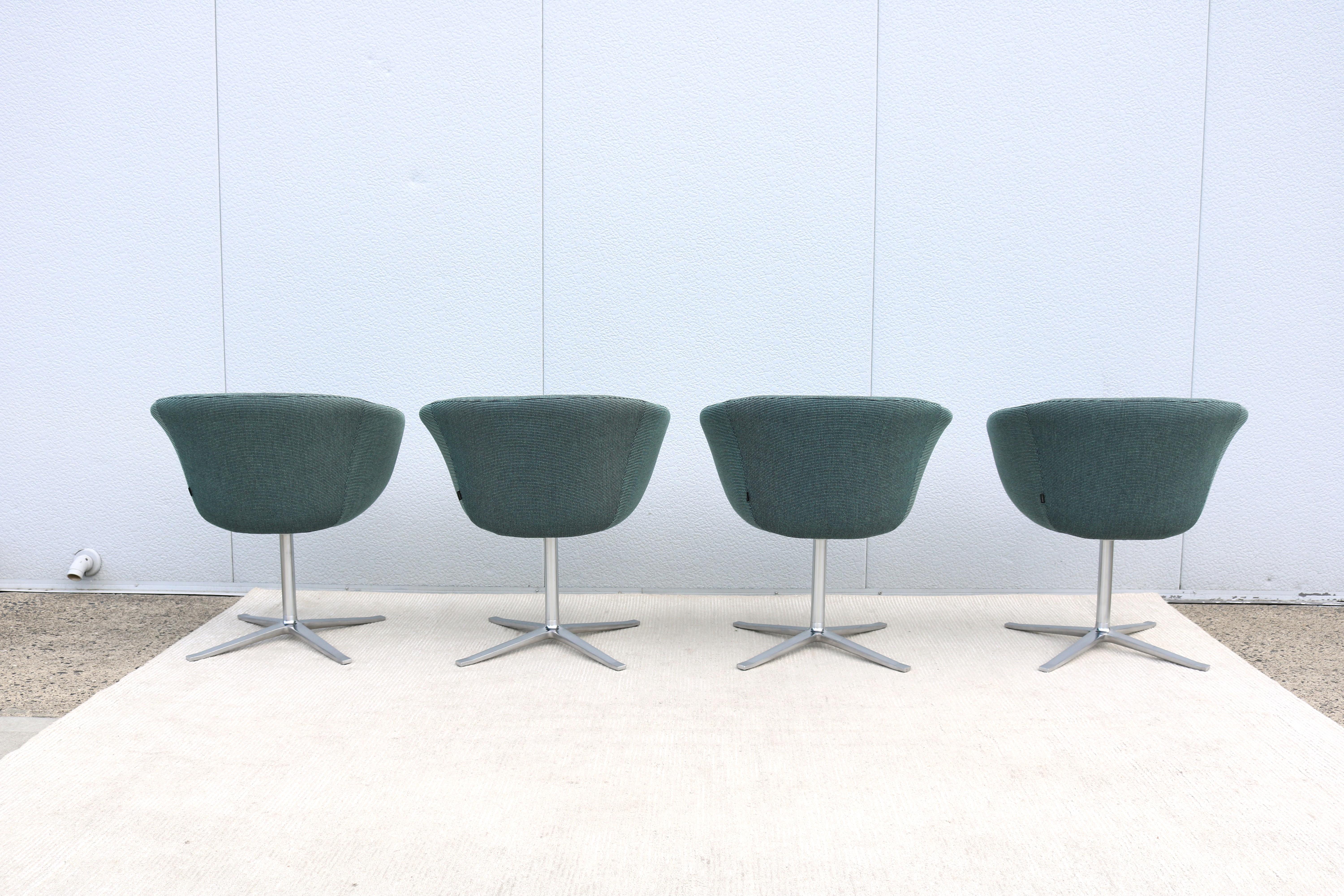 Sedie girevoli moderne Pearson Lloyd per Coalesse Bob di Walter Knoll - Set di 4 in vendita 3