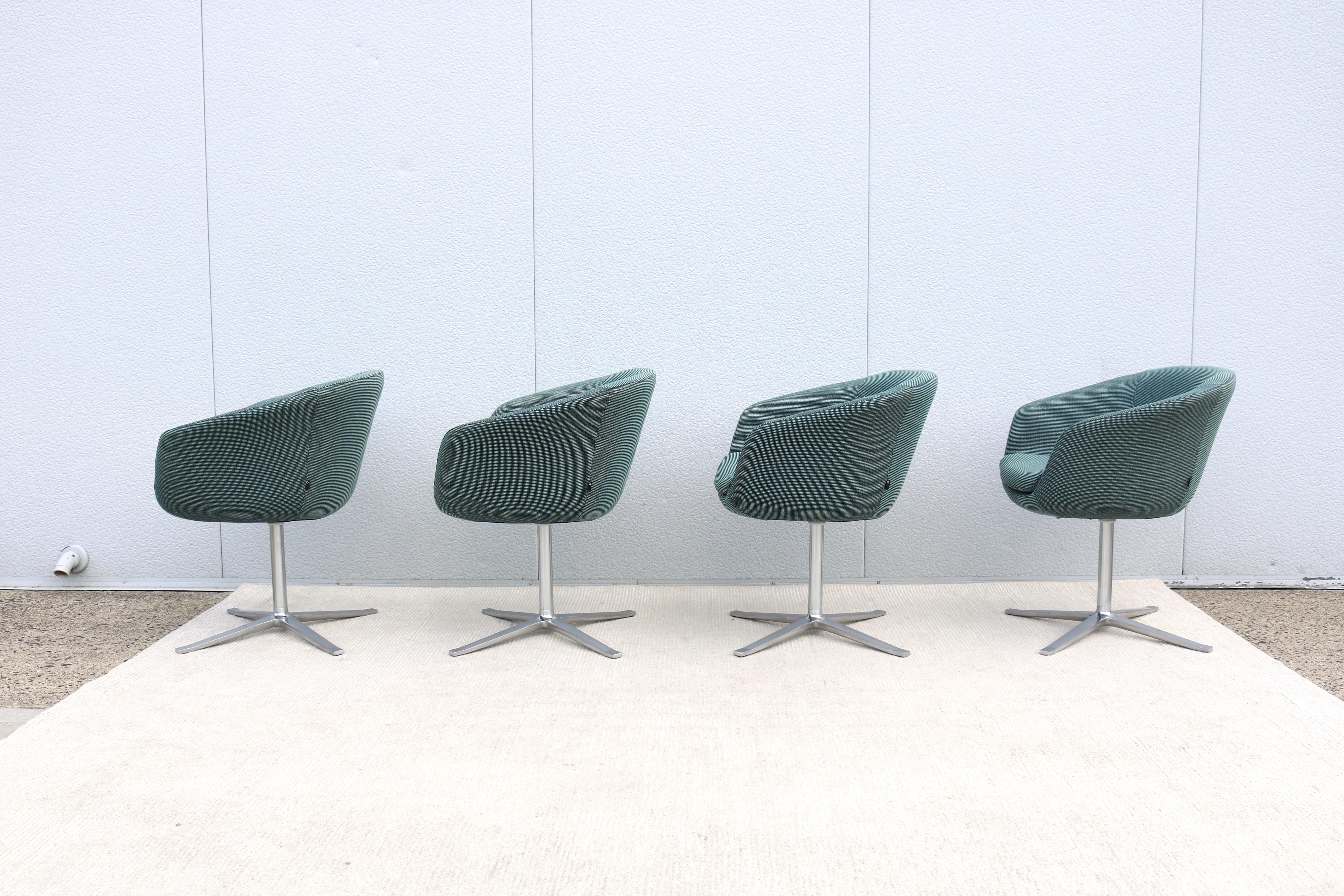 Sedie girevoli moderne Pearson Lloyd per Coalesse Bob di Walter Knoll - Set di 4 in vendita 5