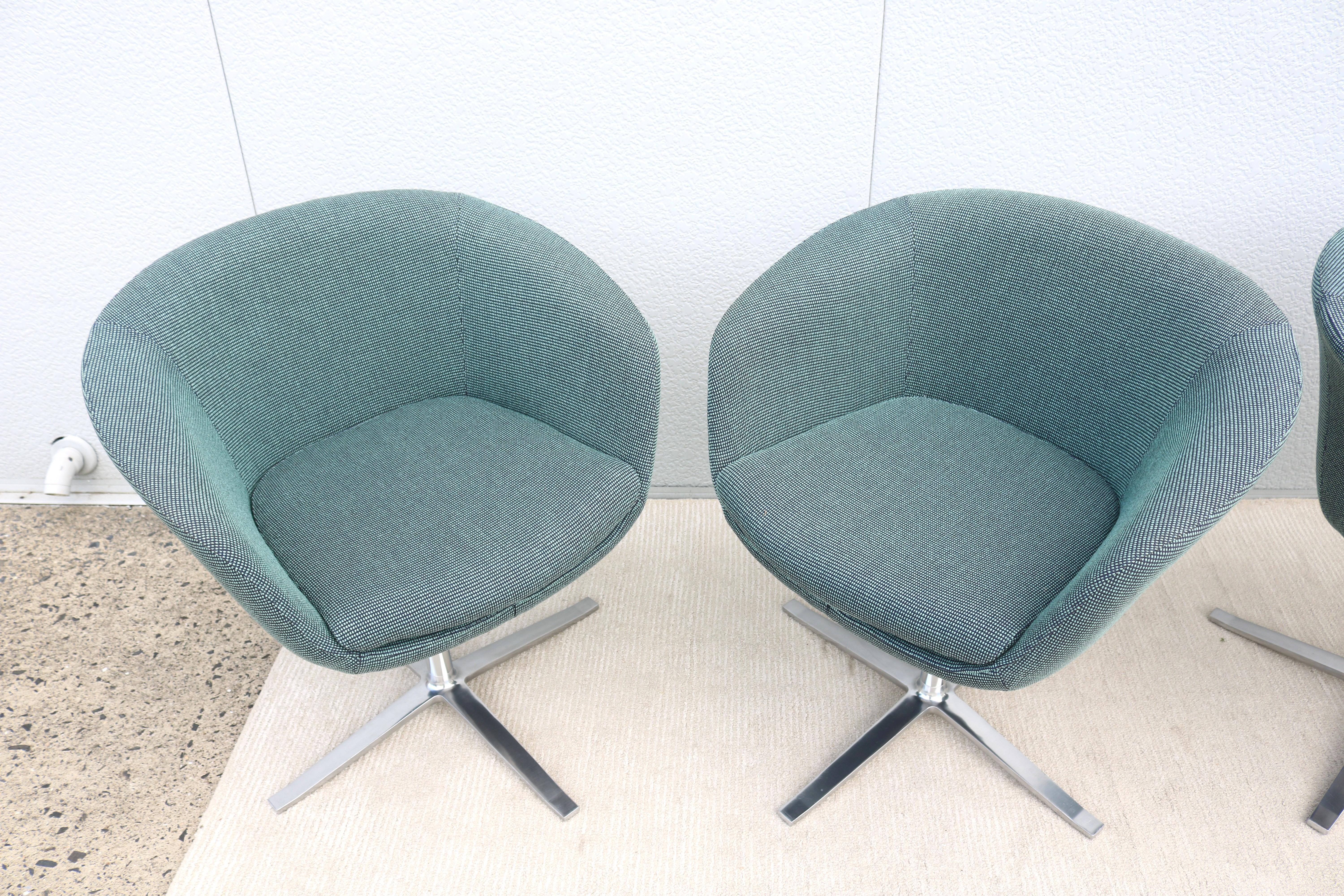 Sedie girevoli moderne Pearson Lloyd per Coalesse Bob di Walter Knoll - Set di 4 in vendita 6