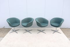 Sedie girevoli moderne Pearson Lloyd per Coalesse Bob di Walter Knoll - Set di 4