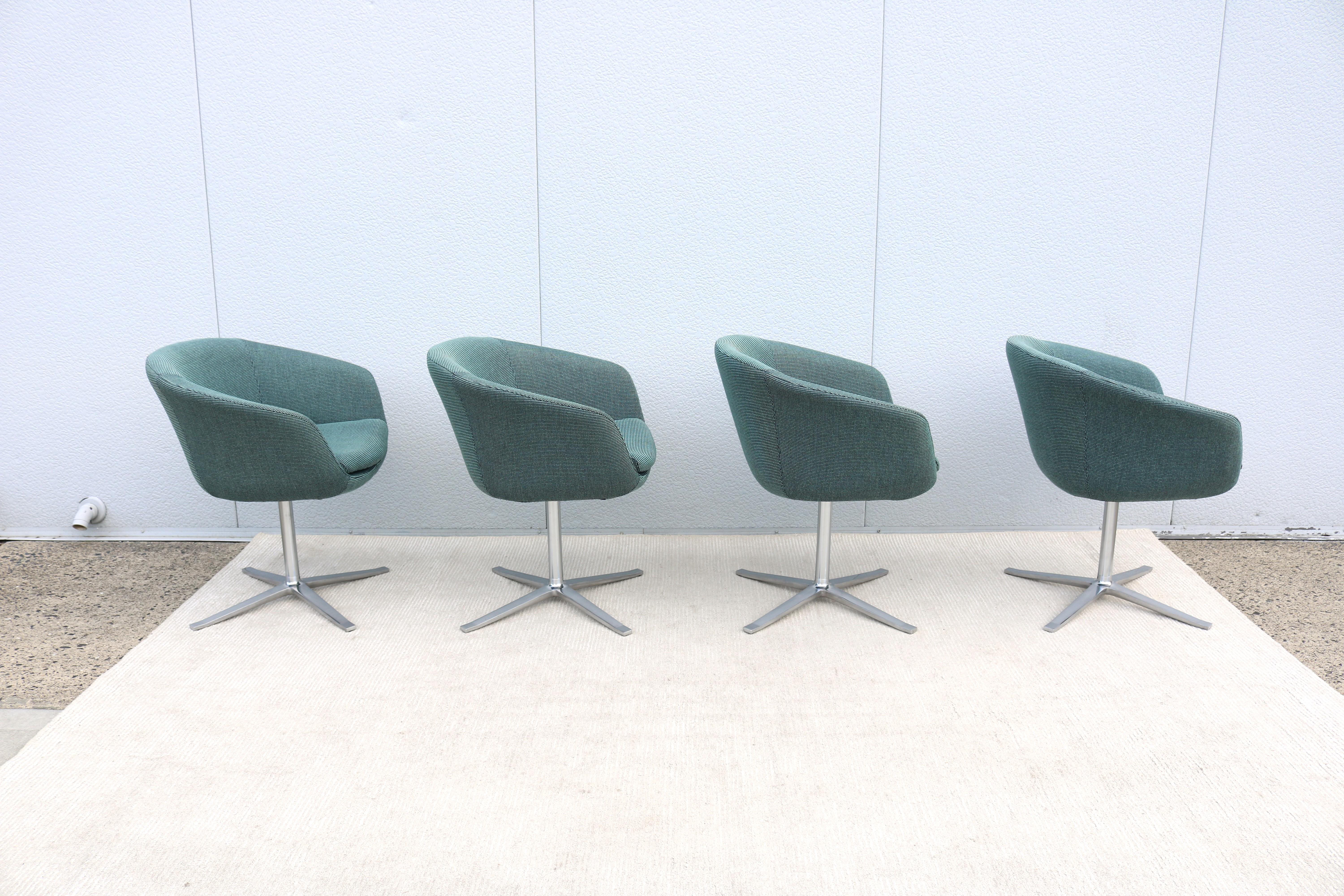 Sedie girevoli moderne Pearson Lloyd per Coalesse Bob di Walter Knoll - Set di 4 in vendita 1
