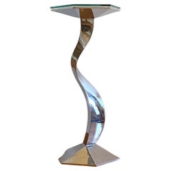 Modern Pedestal Style Table By Curtis Norton