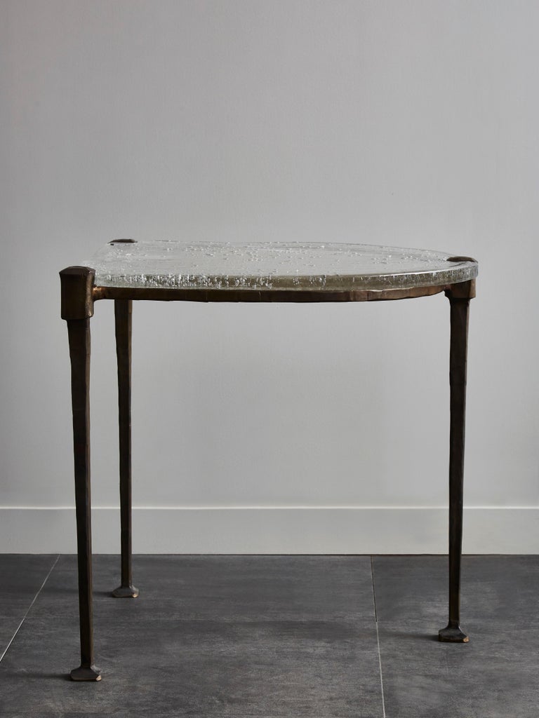 Modern Pedestal Table in Bronze at Cost Price at 1stDibs