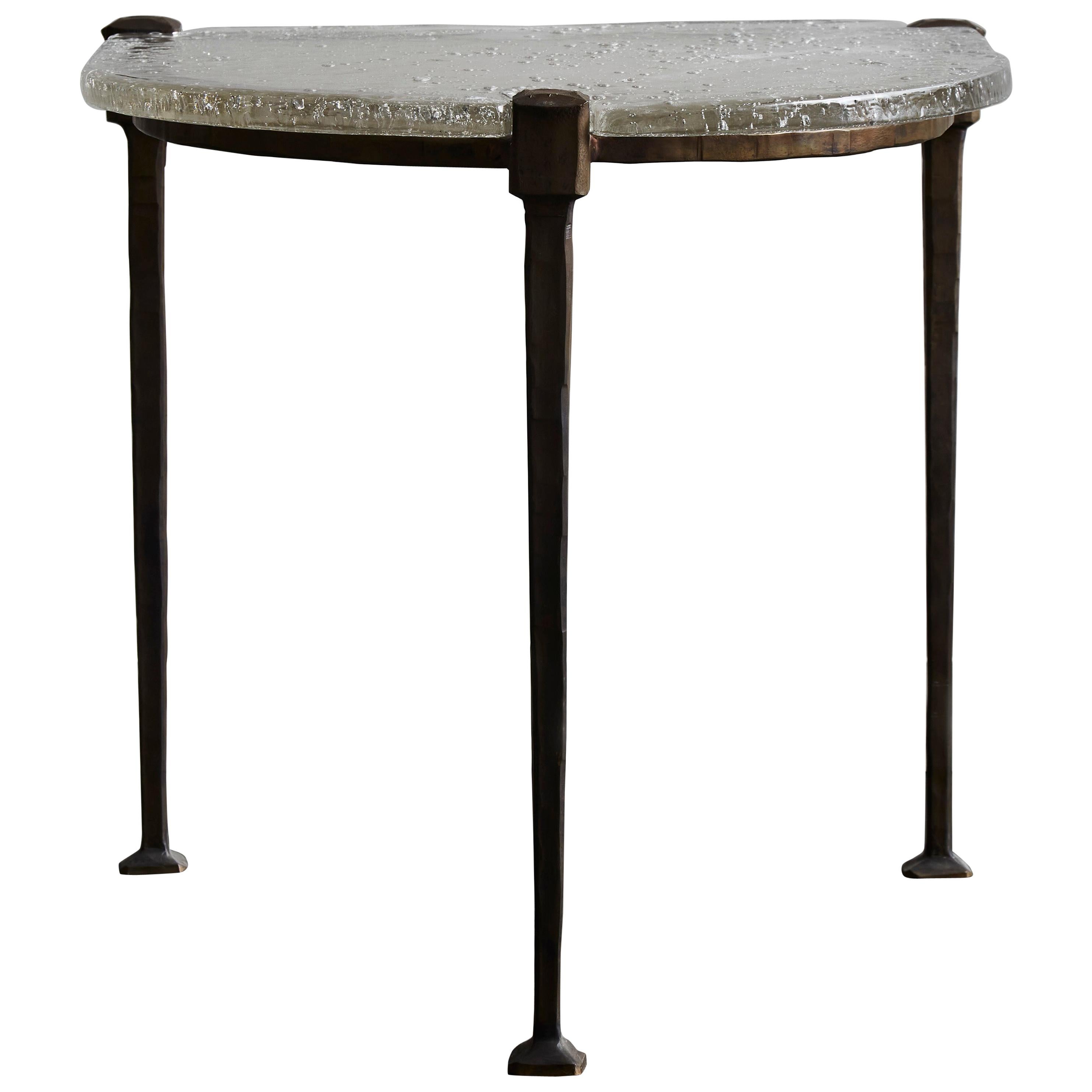 Modern Pedestal Table in Bronze at Cost Price at 1stDibs