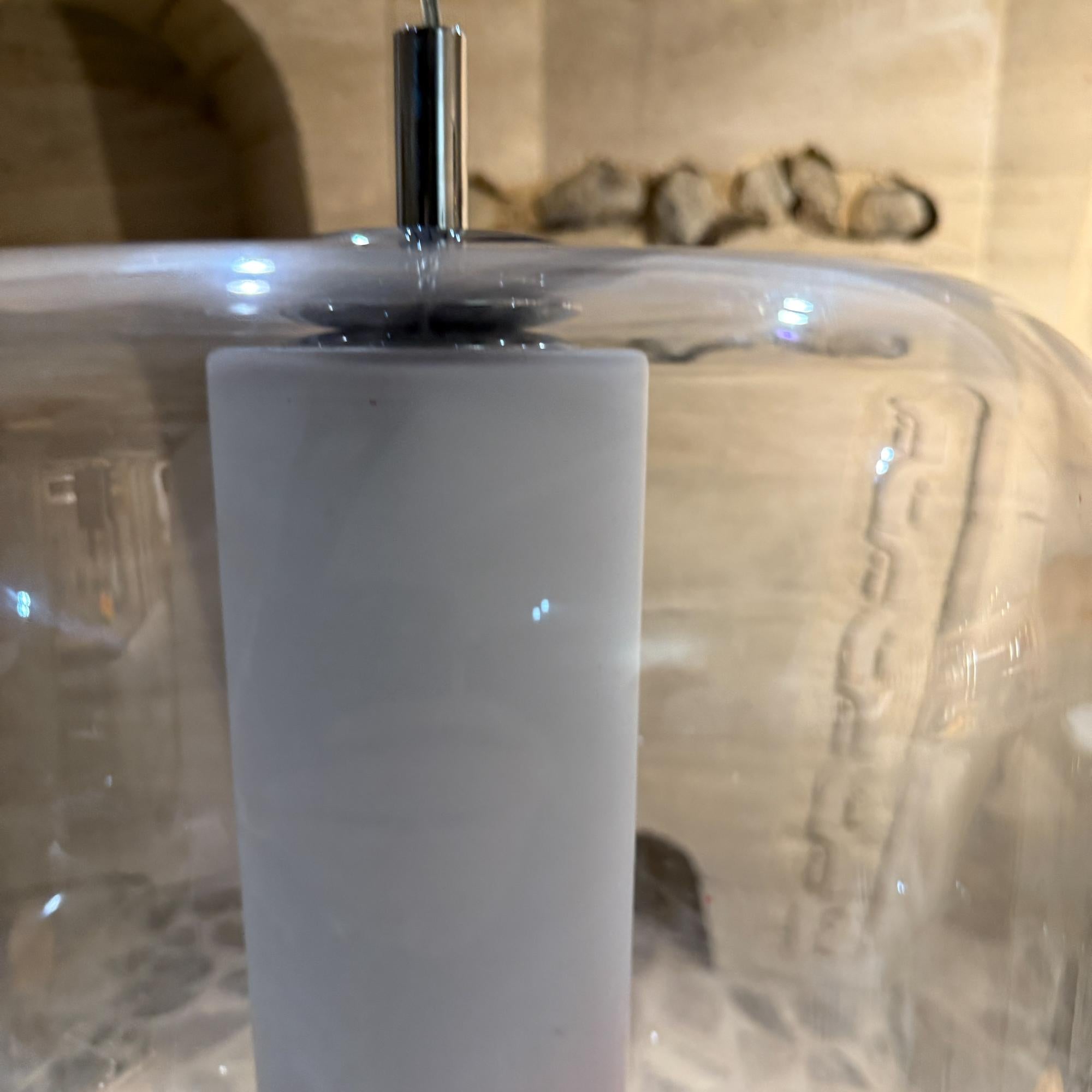 Lámpara Colgante Moderna Lucite Vidrio Esmerilado Difusor Escarchado en venta