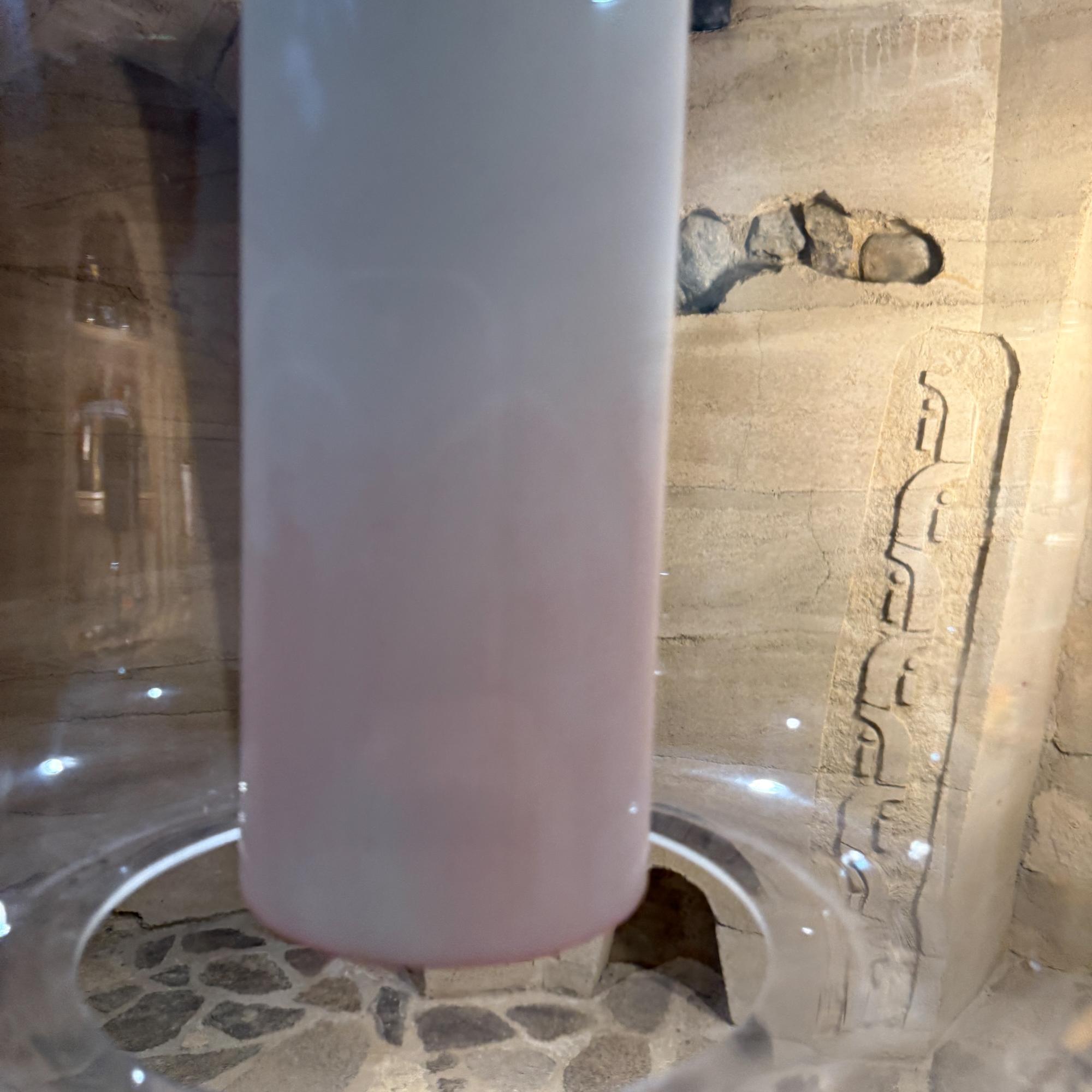 Lámpara Colgante Moderna Lucite Vidrio Esmerilado Difusor finales del siglo XX en venta