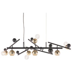 Modern pendant in a black matt finish - Galaxy collection, by BRAND VAN EGMOND