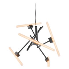 Ciondolo moderno con finitura nera opaca, Collezione Linea, di Brand van Egmond