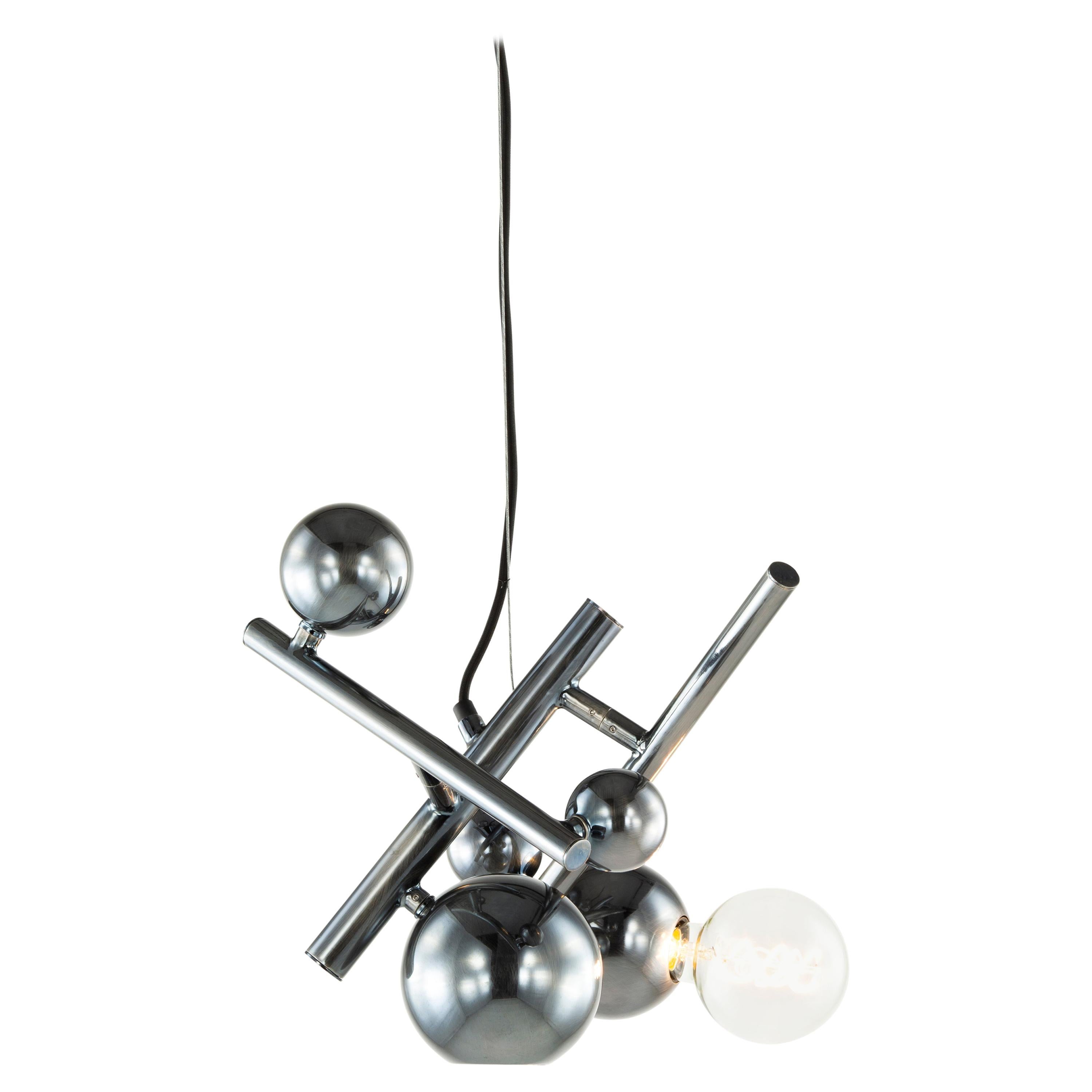 Modern Pendant in a Brass Finish, Galaxy Collection, by Brand van Egmond   For Sale