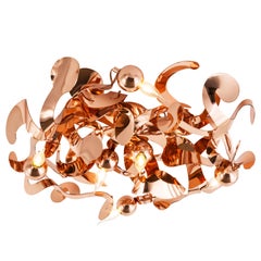 Pendentif moderne en finition cuivre - Collection Kelp, par BRAND VAN EGMOND